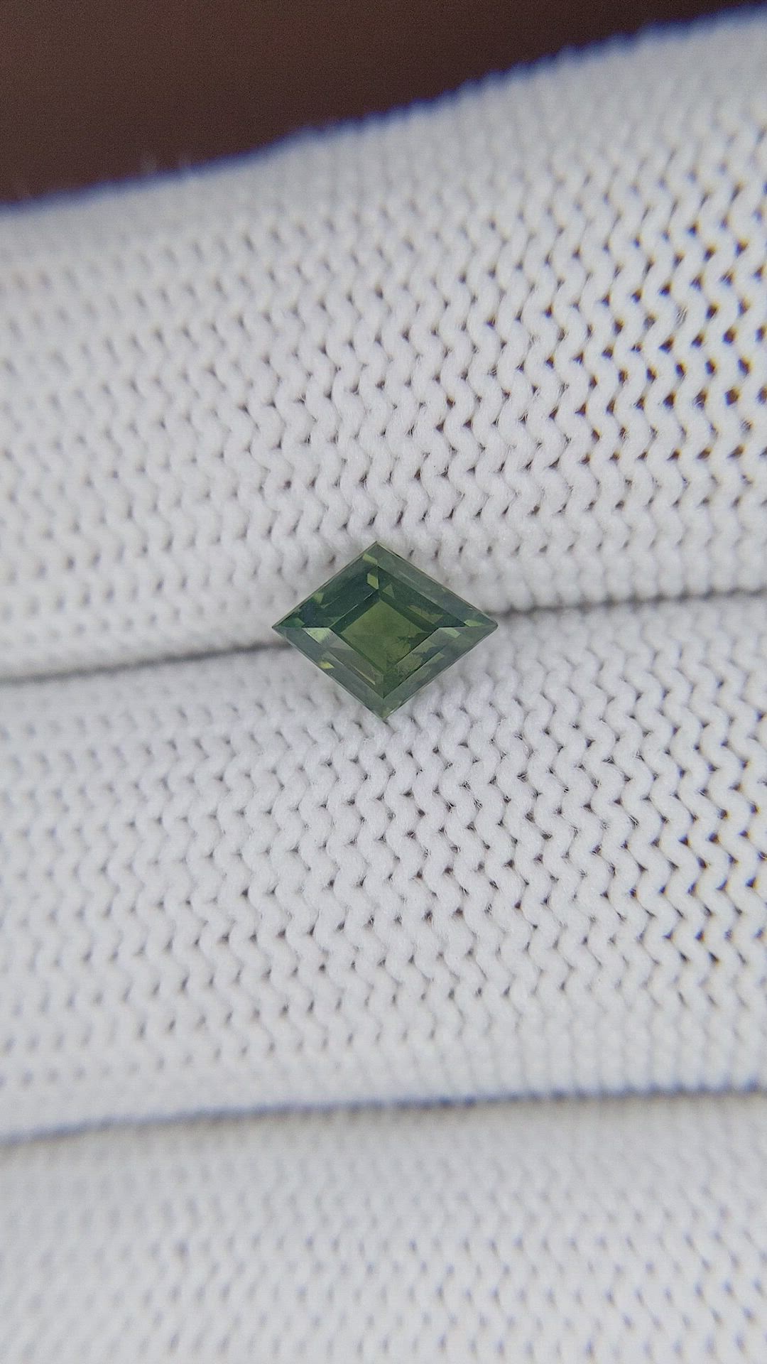 1.08 Ct. Yellowish Green Sapphire from Australia Size Video
