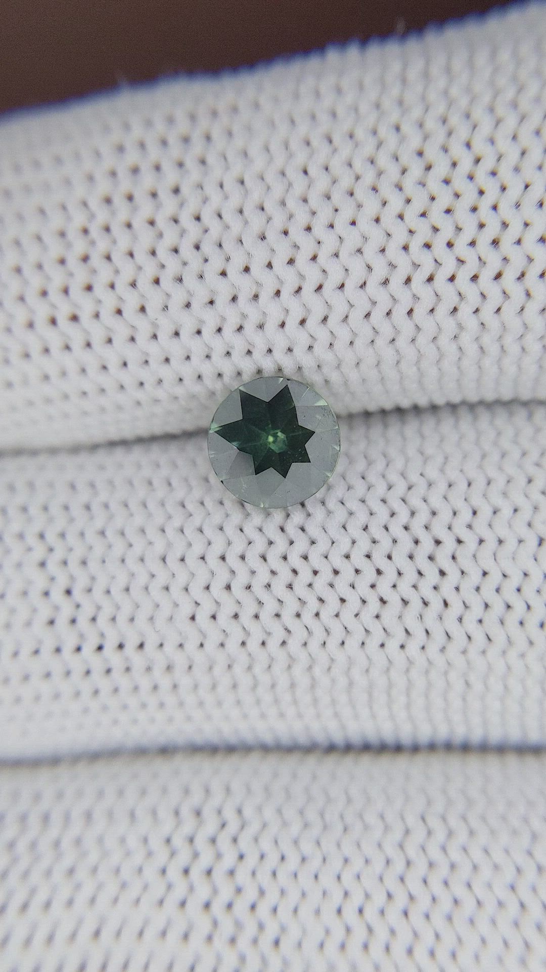 1.06 Ct. Bluish Green Sapphire from Australia Size Video