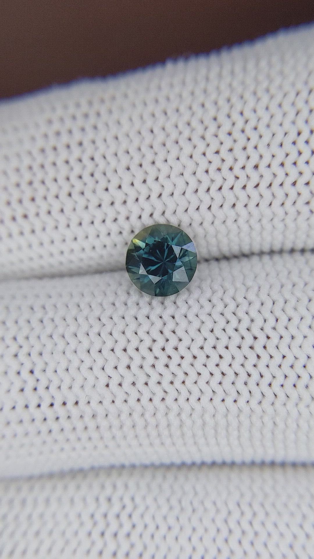 1.10 Ct. Greenish Blue Sapphire from Australia Size Video