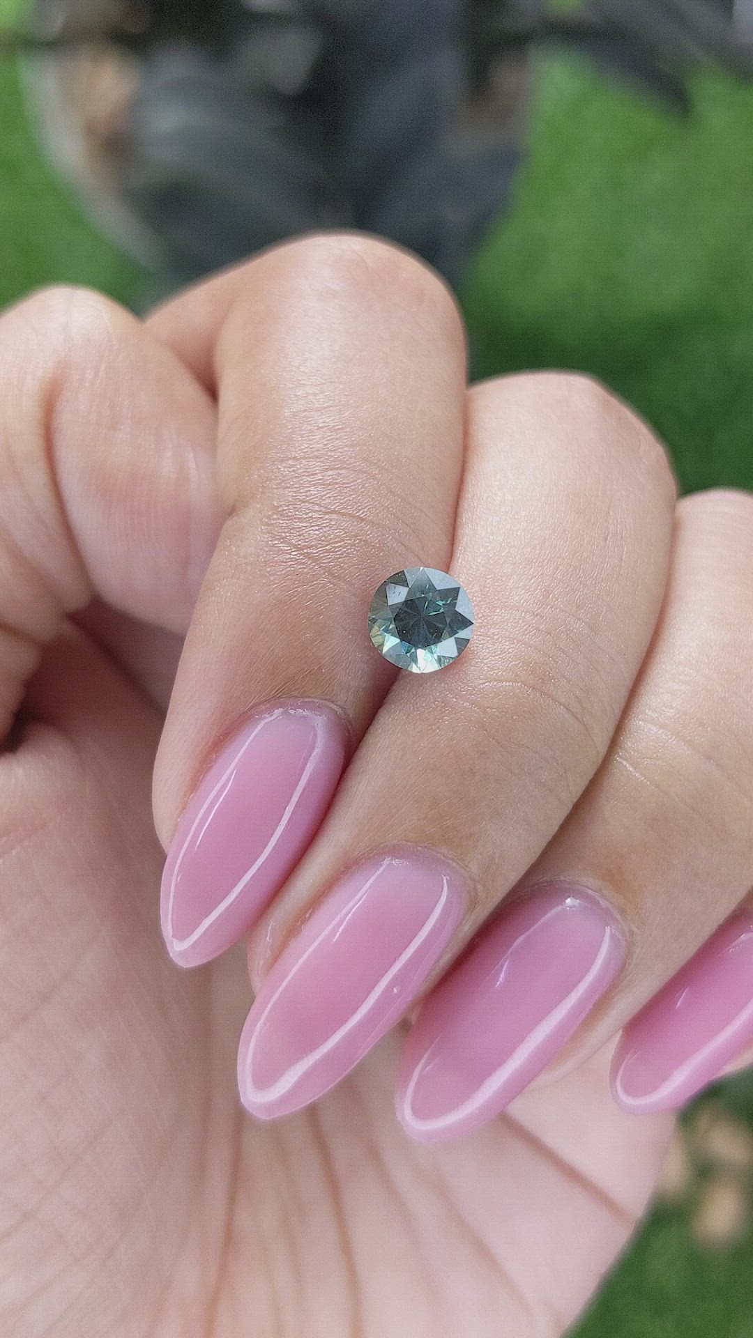 1.10 Ct. Greenish Blue Sapphire from Australia Size Video