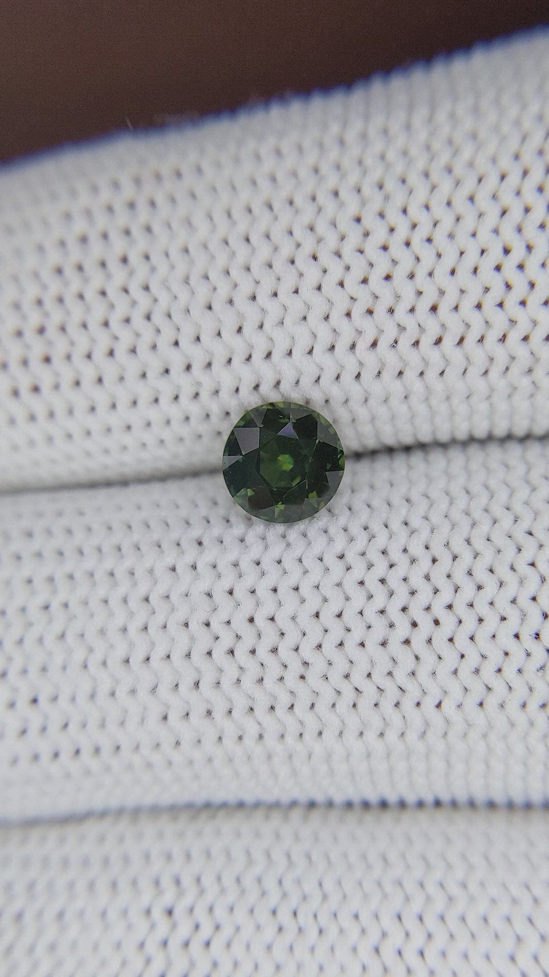 1.12 Ct. Yellowish Green Sapphire from Australia Size Video