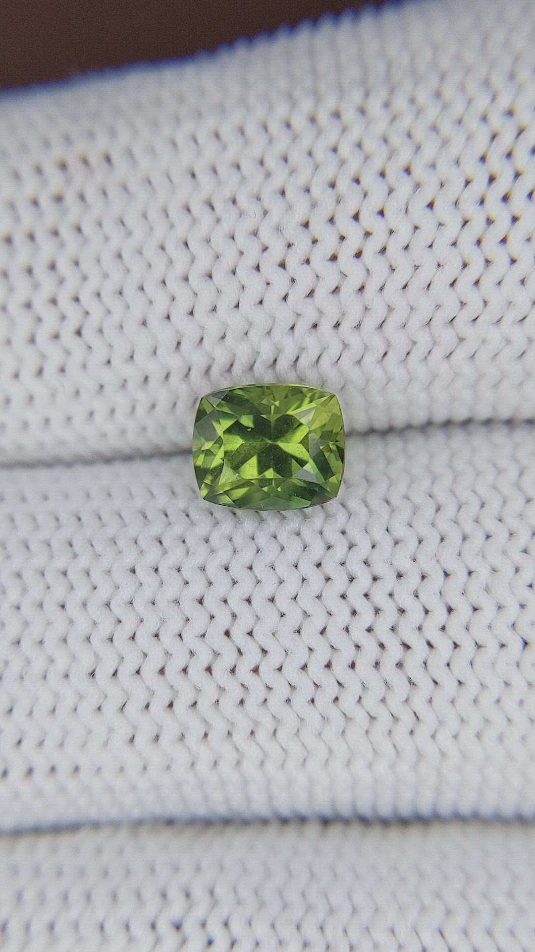 1.27 Ct. Yellowish Green Sapphire from Tanzania Size Video