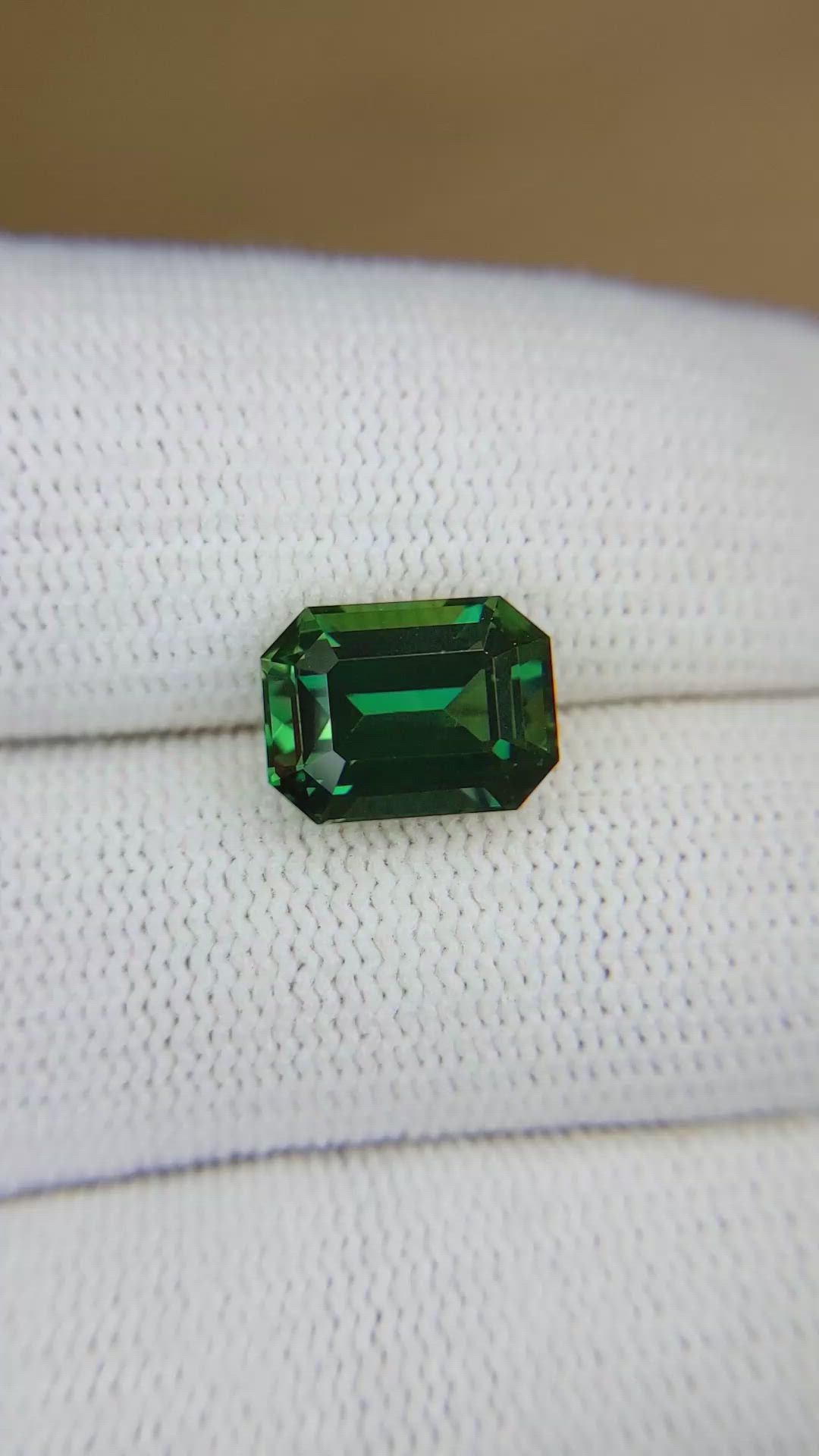 5.10 Ct. Bluish Green Sapphire from Madagascar Size Video