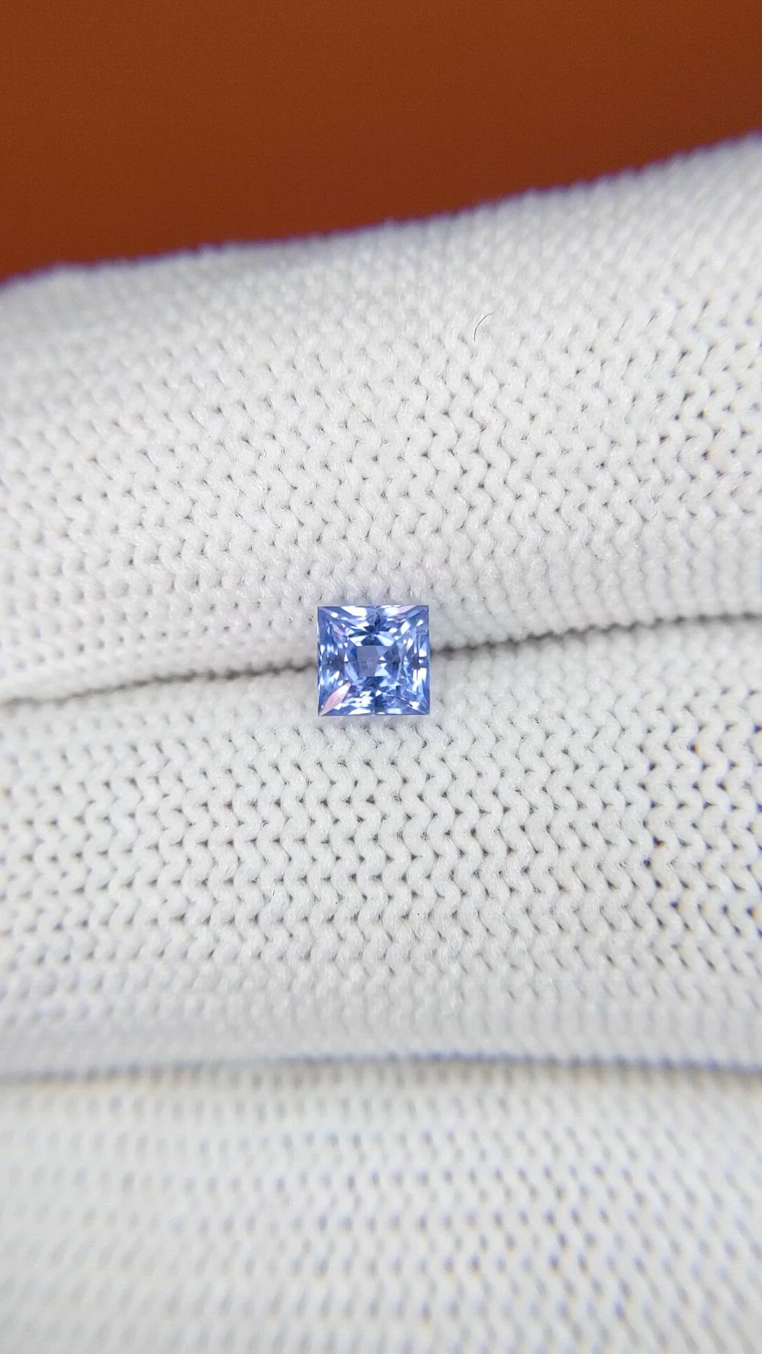 0.65 Ct. Blue Sapphire from Ceylon (Sri Lanka) Size Video