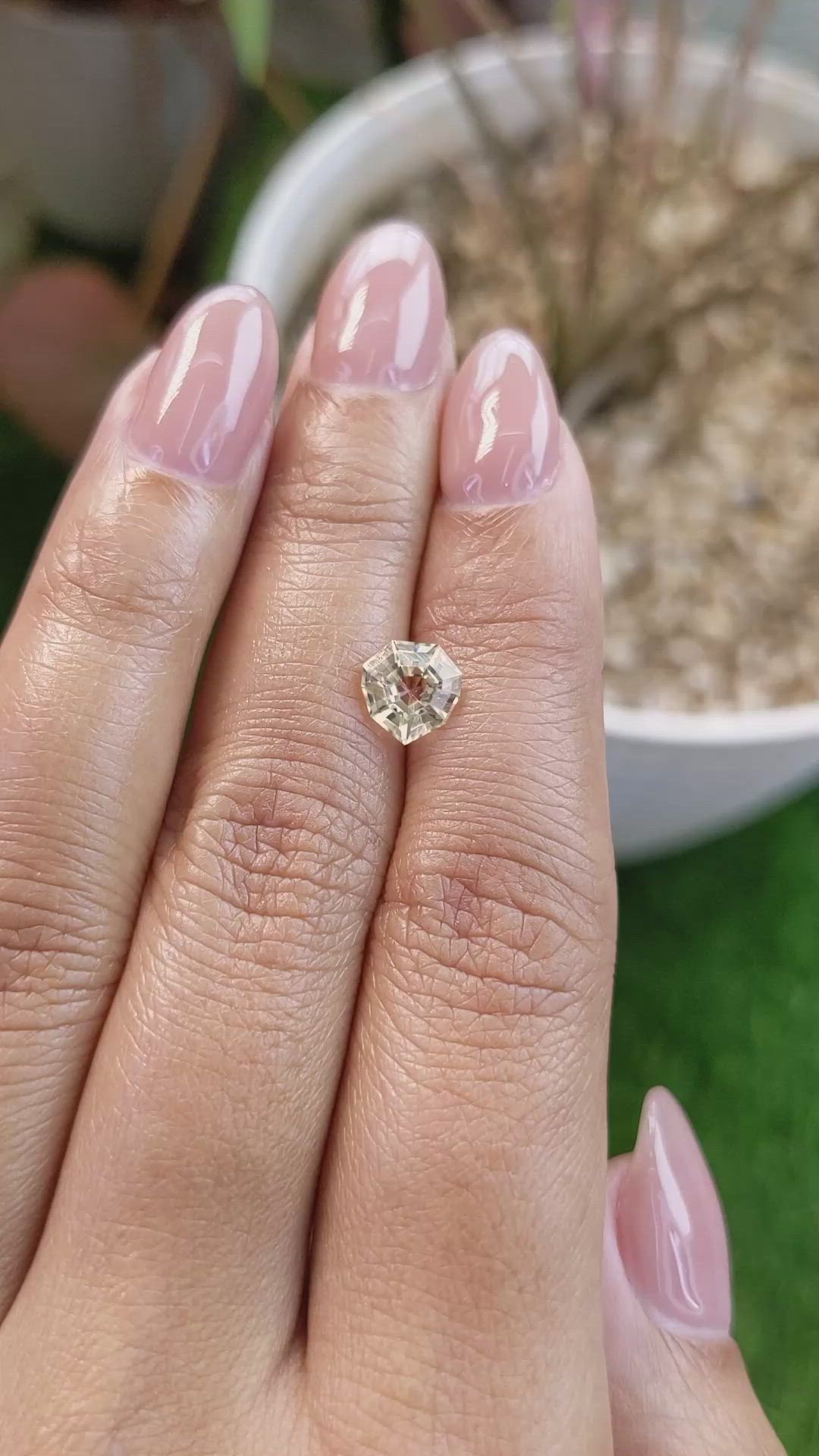 1.56 Ct. Yellow Sapphire from Ceylon (Sri Lanka) Size Video