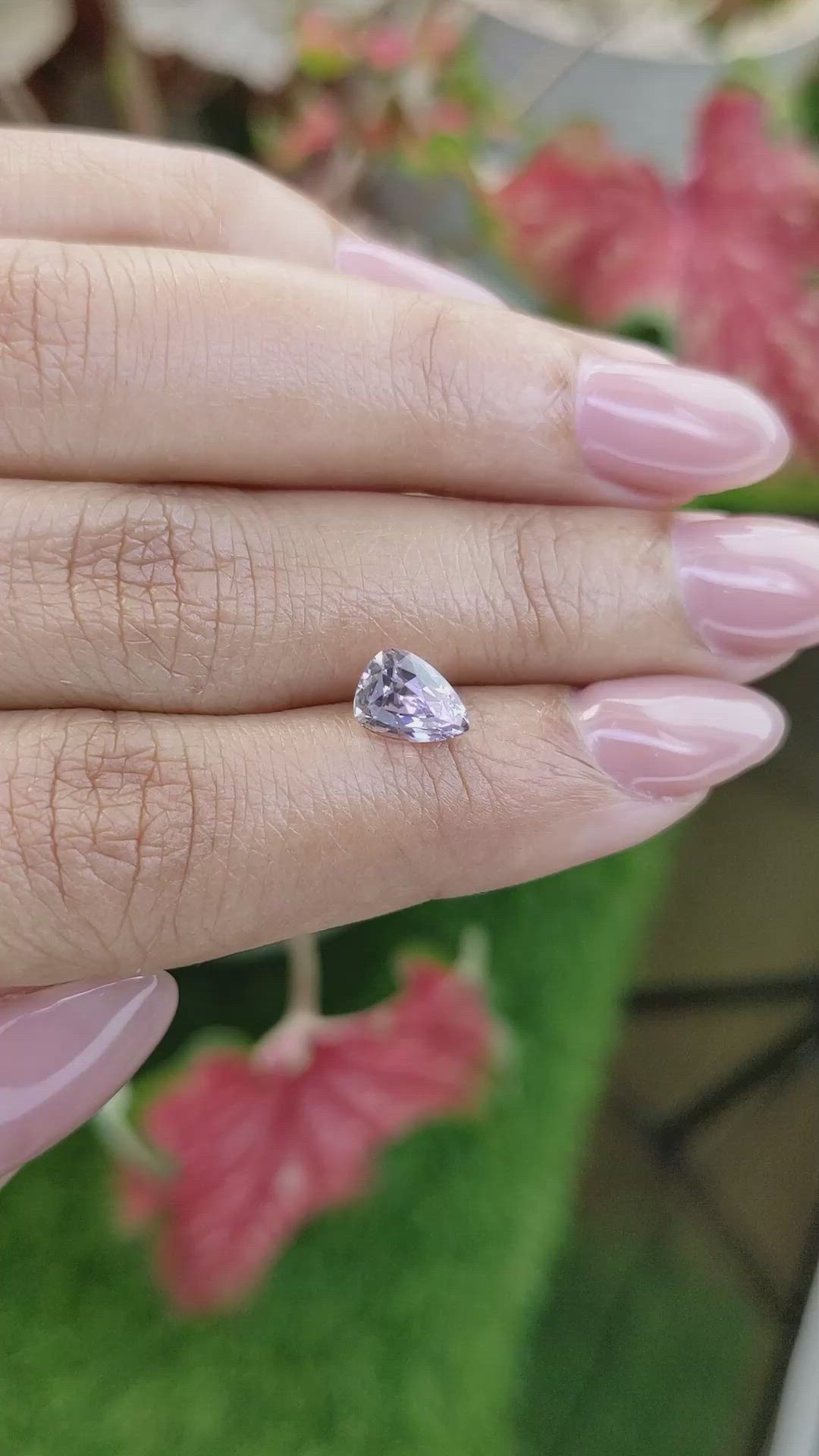 1.77 Ct. Purple Sapphire from Ceylon (Sri Lanka) Size Video