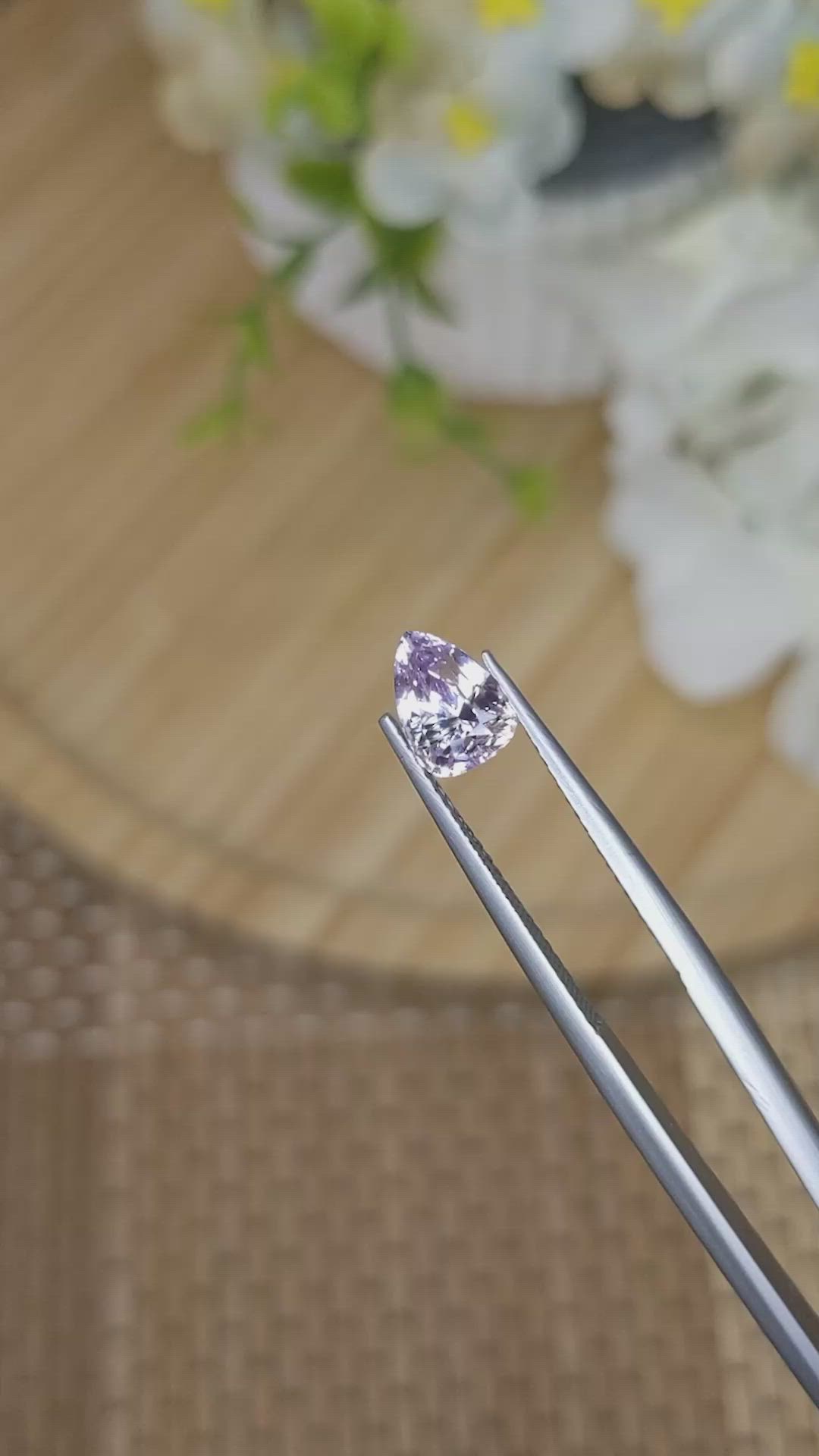 1.77 Ct. Purple Sapphire from Ceylon (Sri Lanka) Size Video