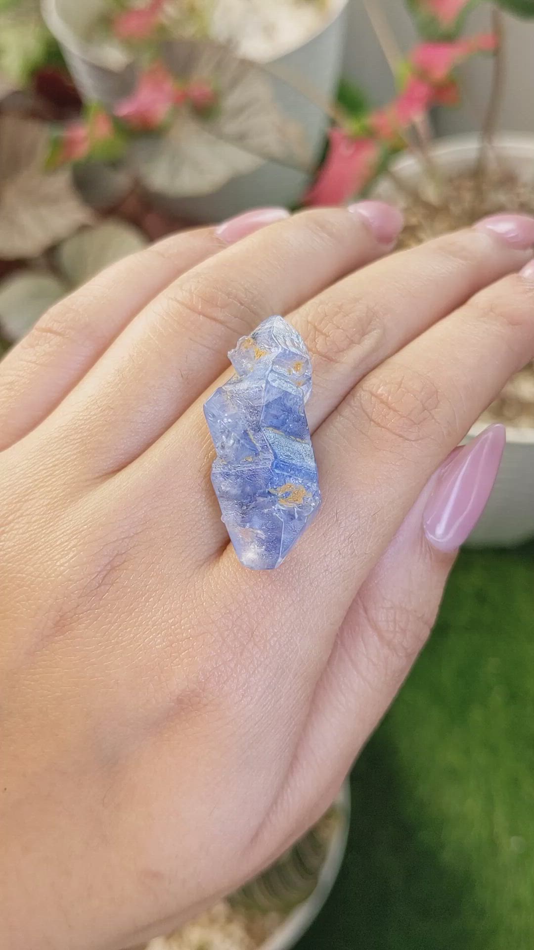 41.82 Ct. Blue Sapphire from Ceylon (Sri Lanka) Size Video