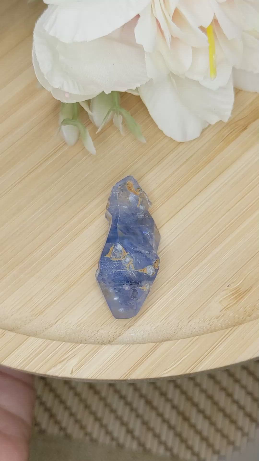 41.82 Ct. Blue Sapphire from Ceylon (Sri Lanka) Size Video
