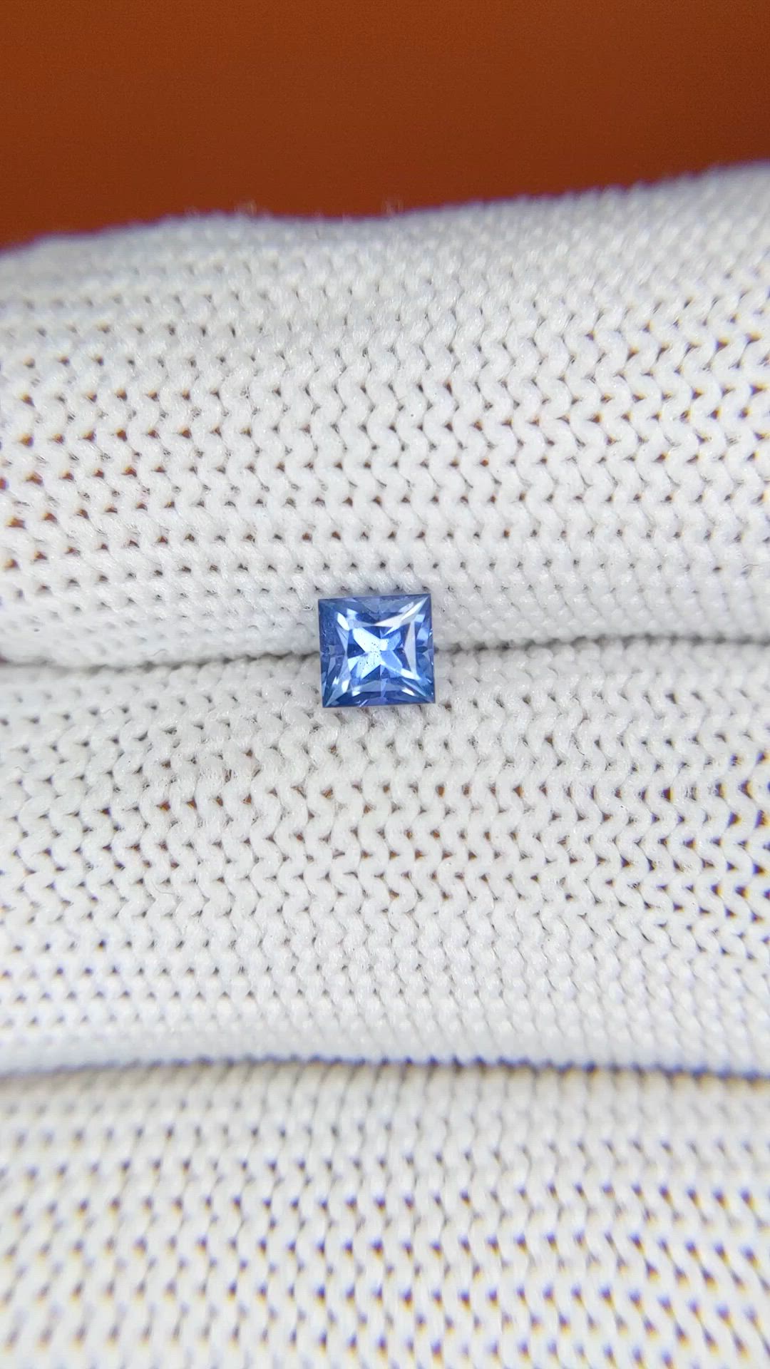 0.53 Ct. Blue Sapphire from Ceylon (Sri Lanka) Size Video