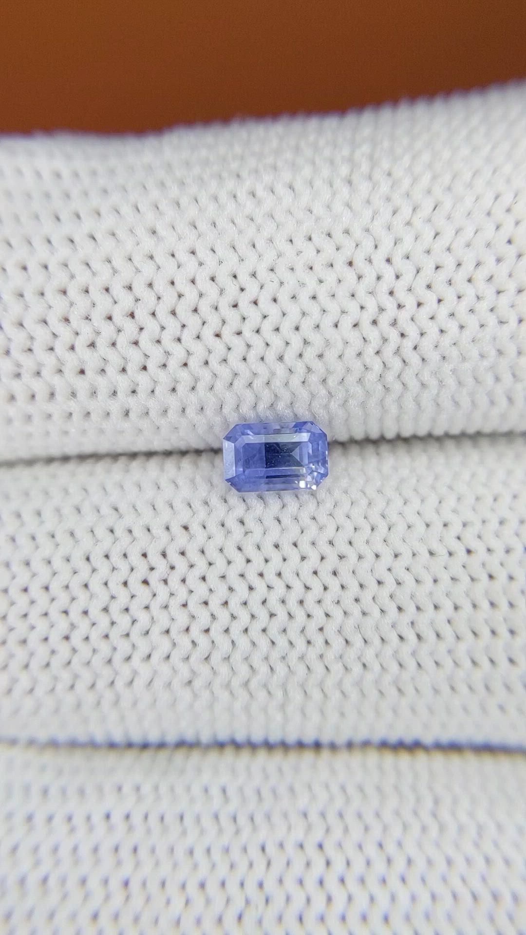 0.71 Ct. Blue Sapphire from Ceylon (Sri Lanka) Size Video