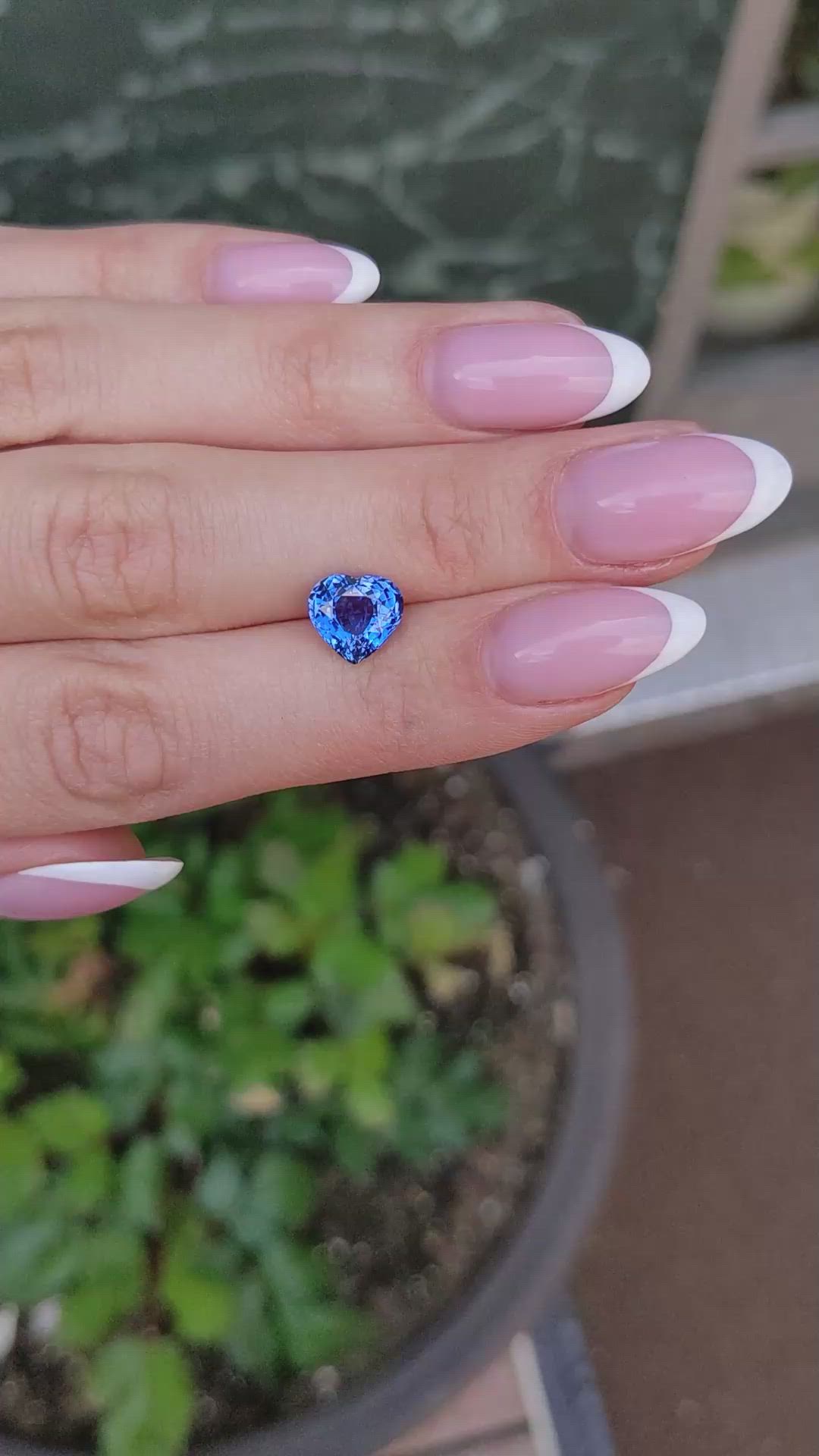 3.05 Ct. Blue Sapphire from Ceylon (Sri Lanka) Size Video