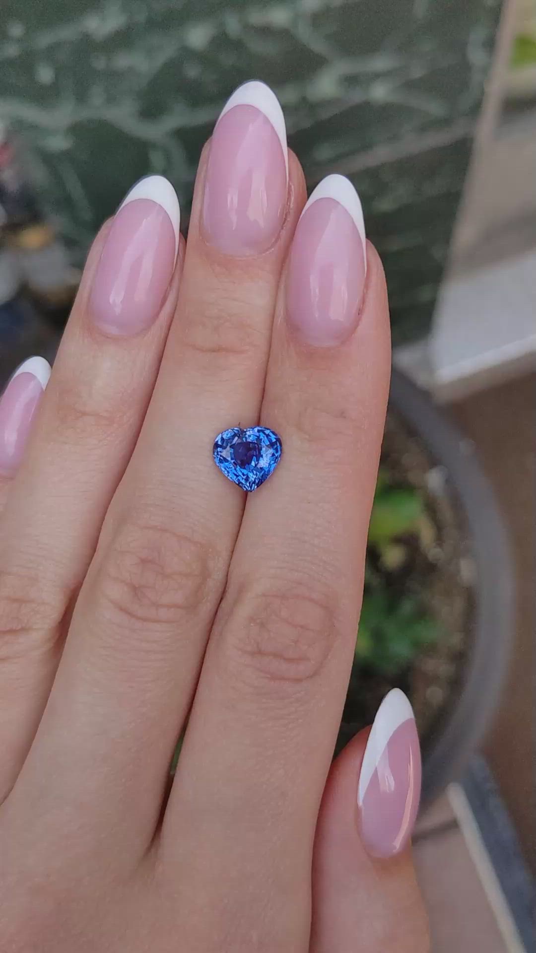 3.05 Ct. Blue Sapphire from Ceylon (Sri Lanka) Size Video