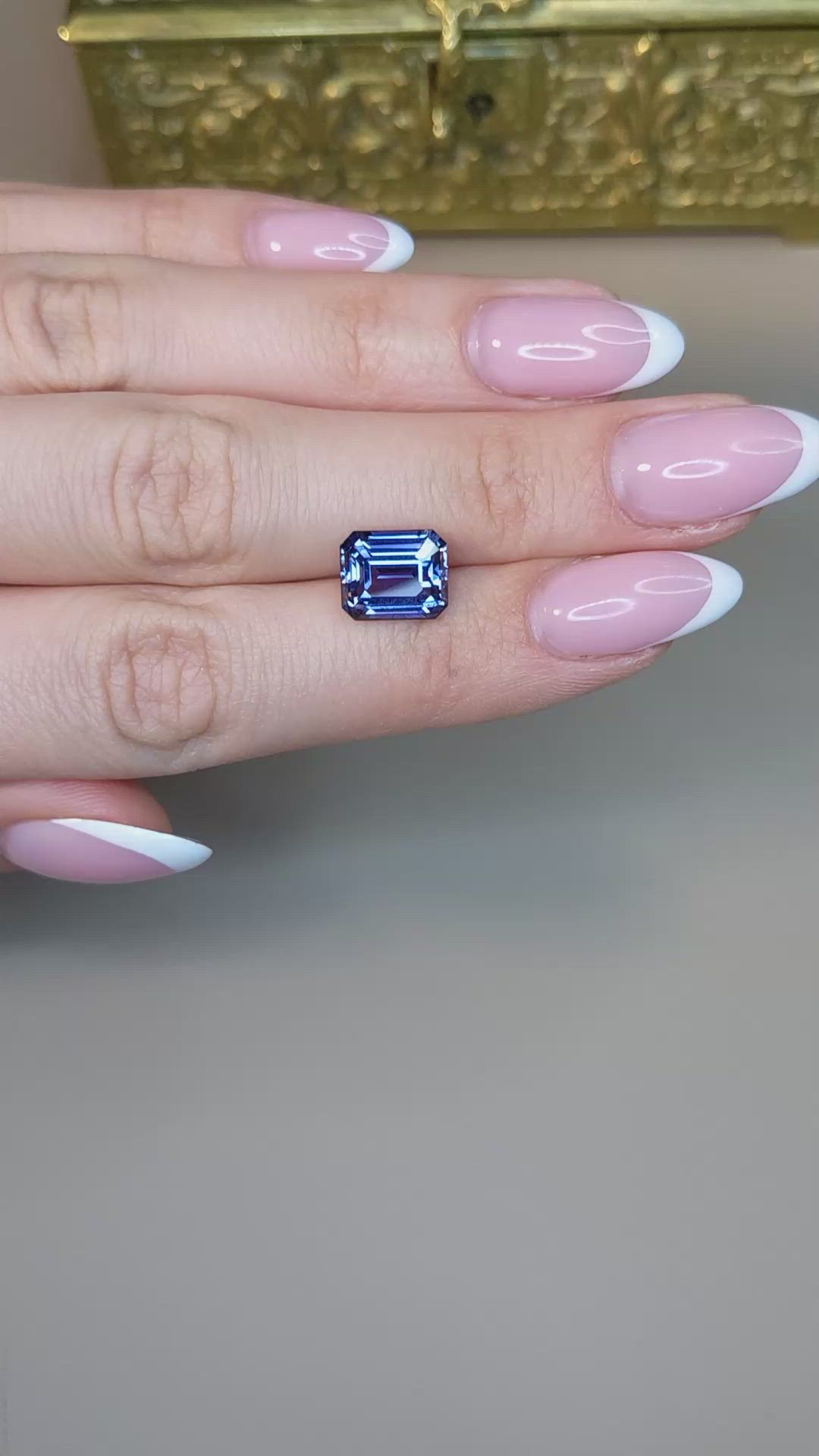 6.03 Ct. Color Change Sapphire from East Africa Size Video