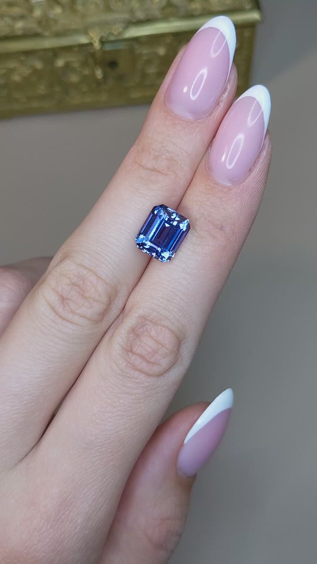 6.03 Ct. Color Change Sapphire from East Africa Size Video