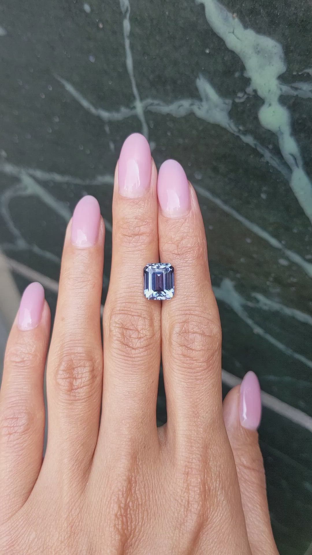 6.03 Ct. Color Change Sapphire from East Africa Size Video