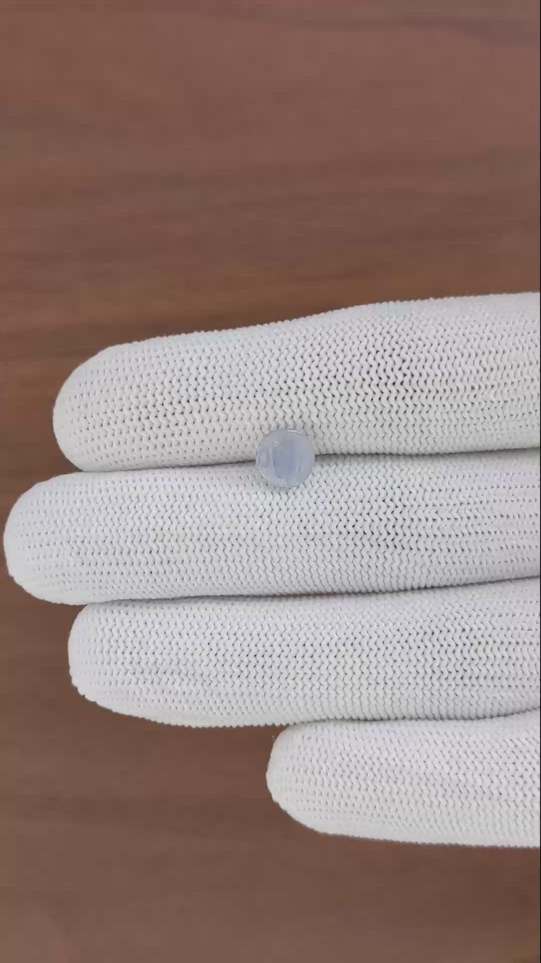 1.75 Ct. Bluish Grey Star Sapphire from Ceylon (Sri Lanka) Size Video