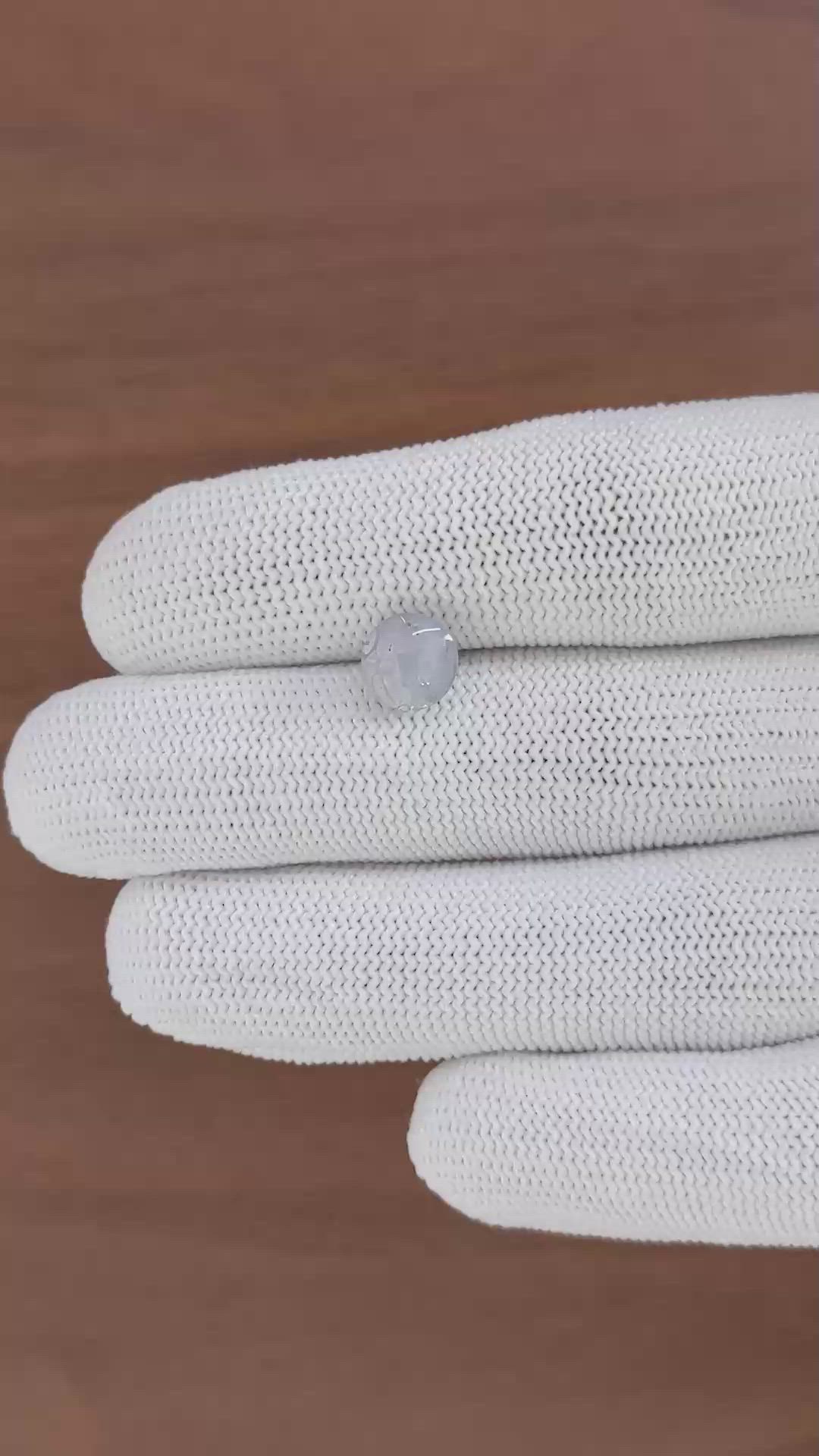 2.96 Ct. Grey Star Sapphire from Ceylon (Sri Lanka) Size Video