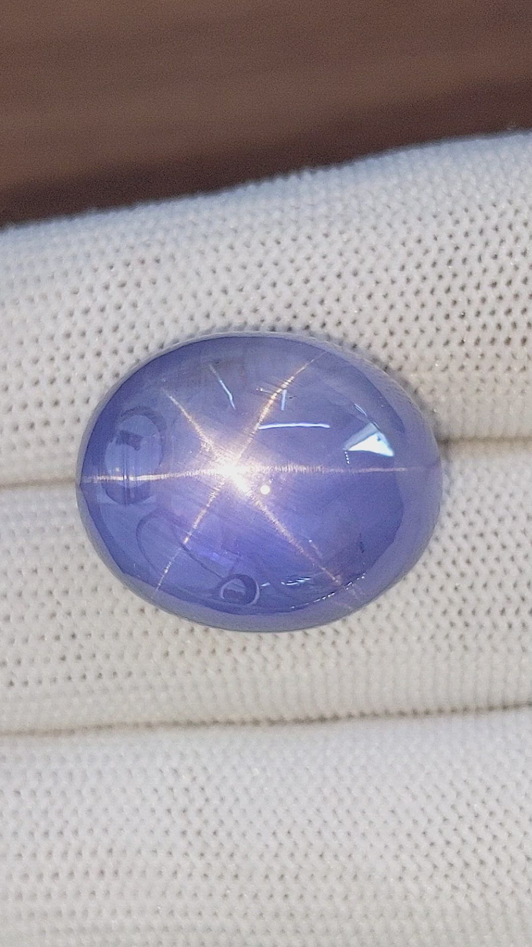 67.93 Ct. Blue Star Sapphire from Ceylon (Sri Lanka) Size Video
