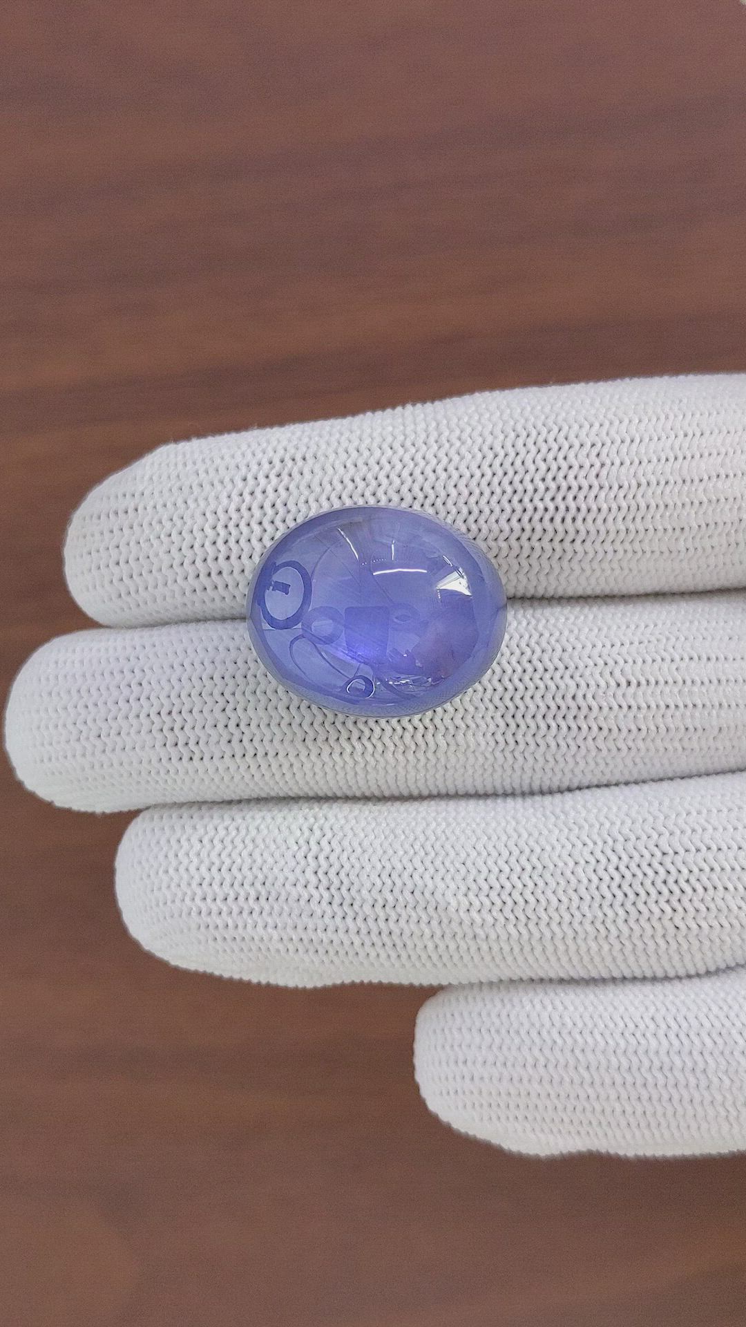 67.93 Ct. Blue Star Sapphire from Ceylon (Sri Lanka) Size Video
