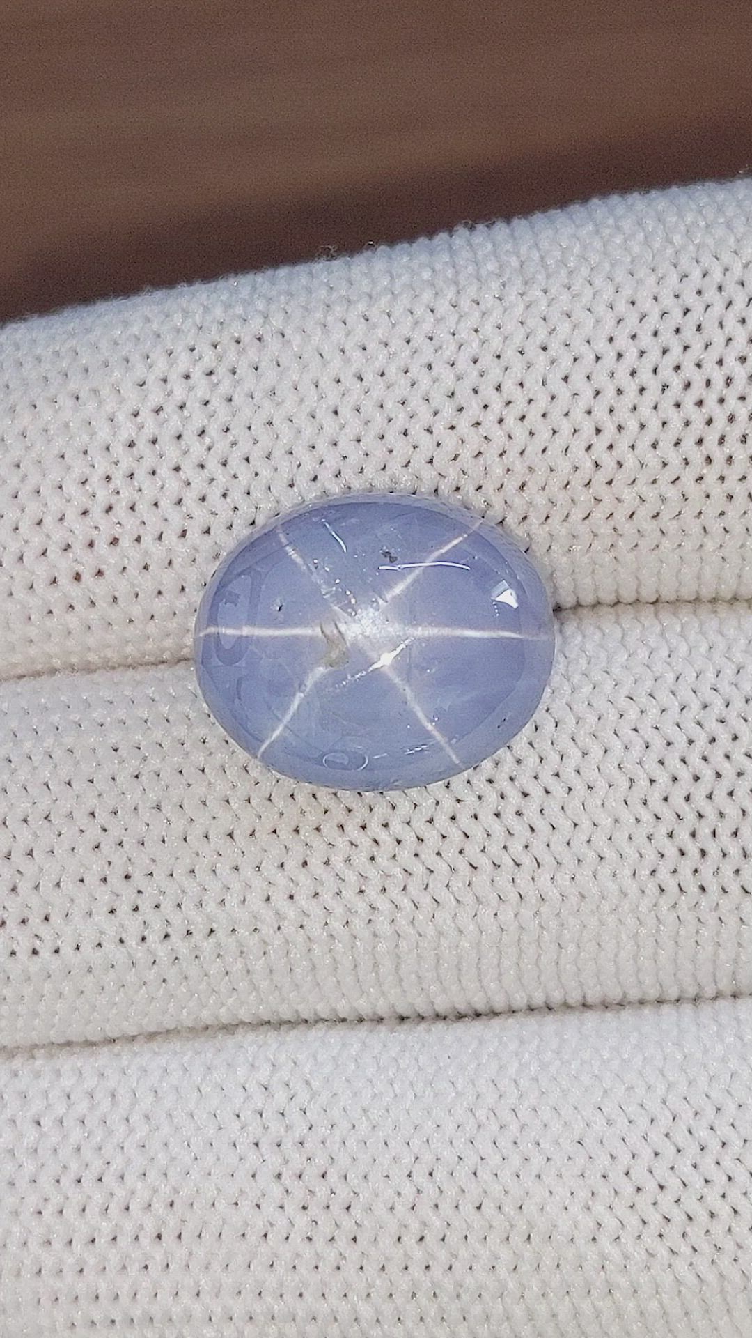 19.45 Ct. Blue Star Sapphire from Ceylon (Sri Lanka) Size Video