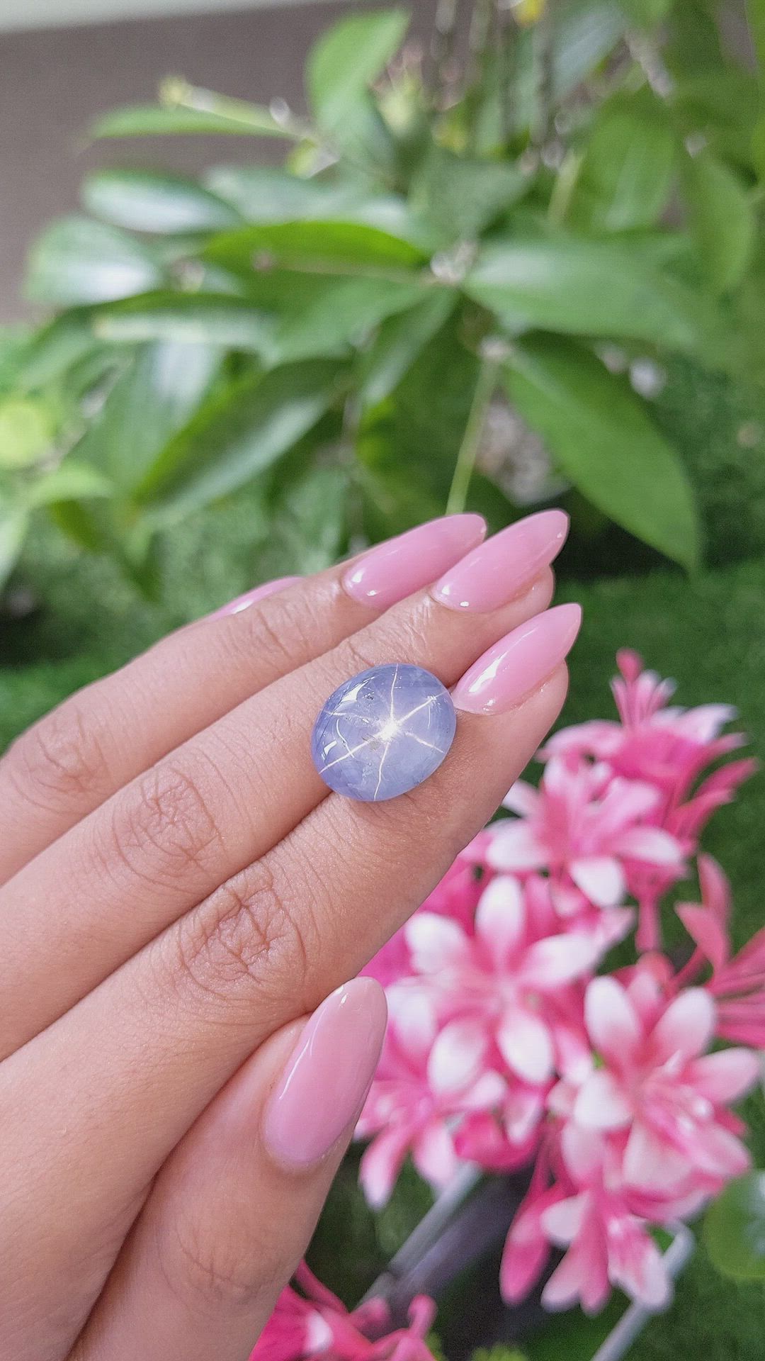 19.45 Ct. Blue Star Sapphire from Ceylon (Sri Lanka) Size Video