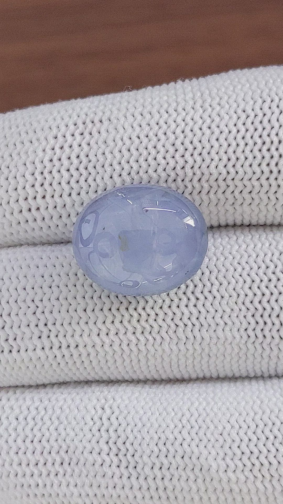 19.45 Ct. Blue Star Sapphire from Ceylon (Sri Lanka) Size Video