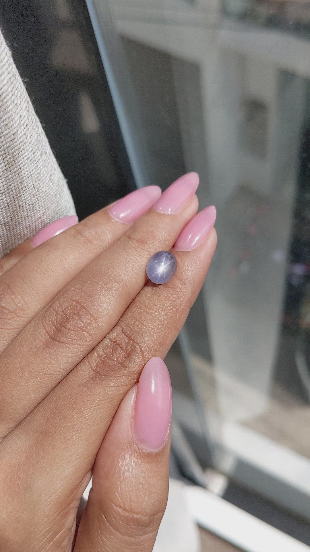 2.52 Ct. Blue Star Sapphire from Ceylon (Sri Lanka) Size Video