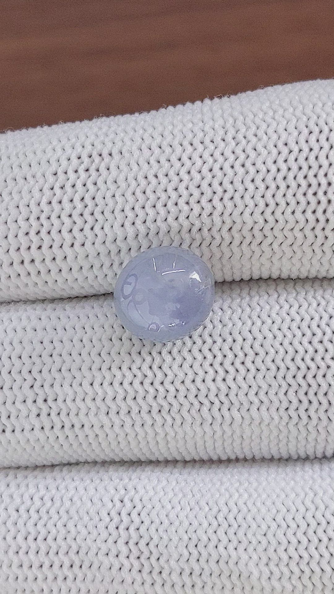 6.85 Ct. Bluish Grey Star Sapphire from Ceylon (Sri Lanka) Size Video