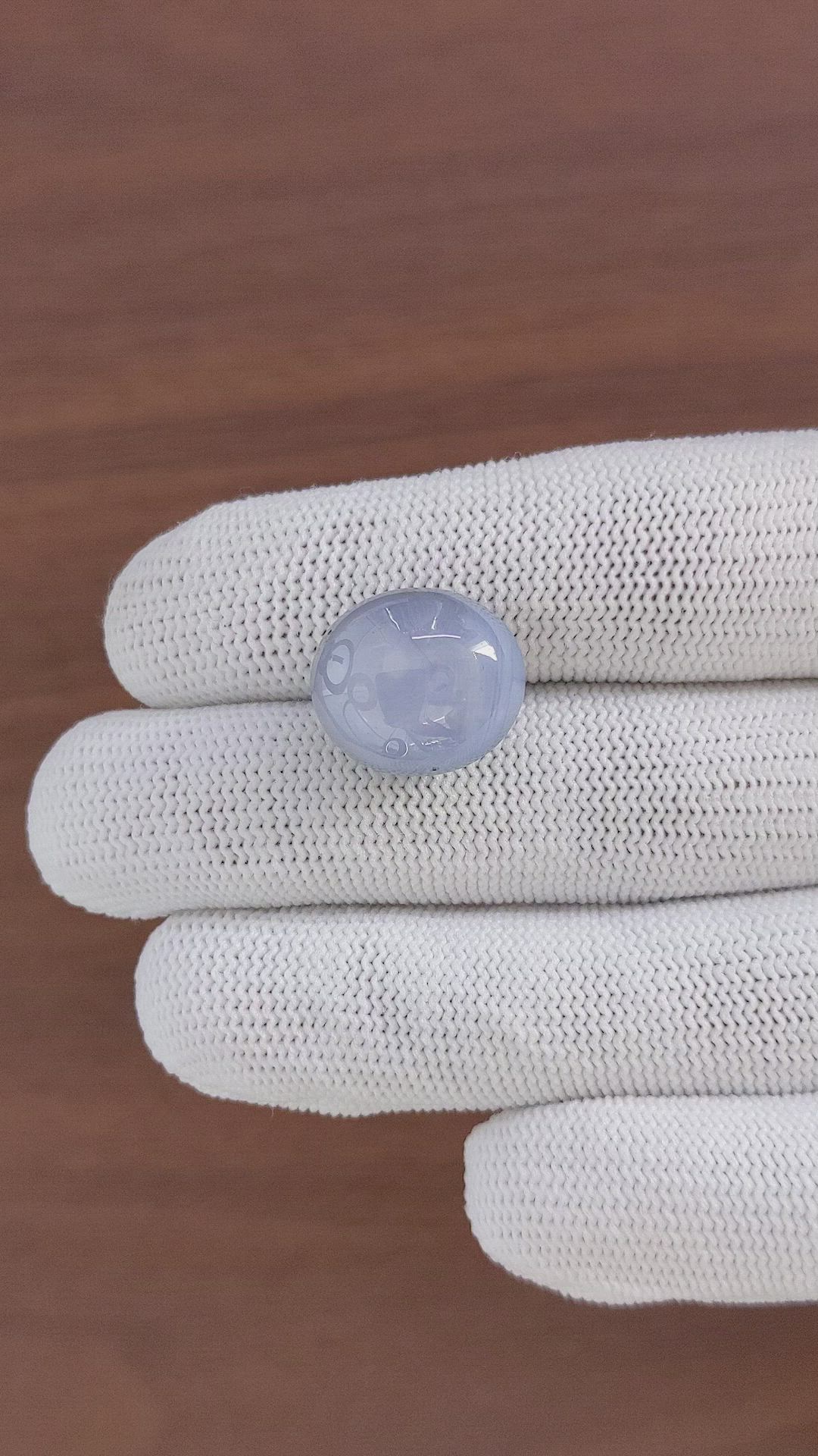27.04 Ct. Blue Star Sapphire from Ceylon (Sri Lanka) Size Video