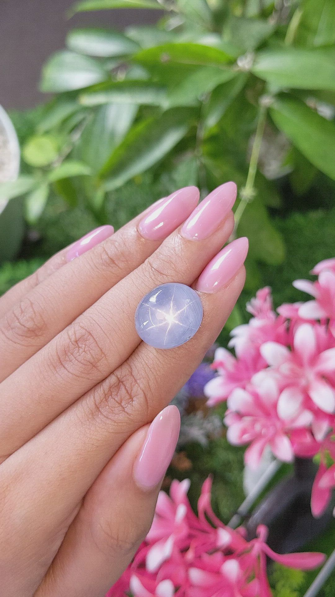 27.04 Ct. Blue Star Sapphire from Ceylon (Sri Lanka) Size Video