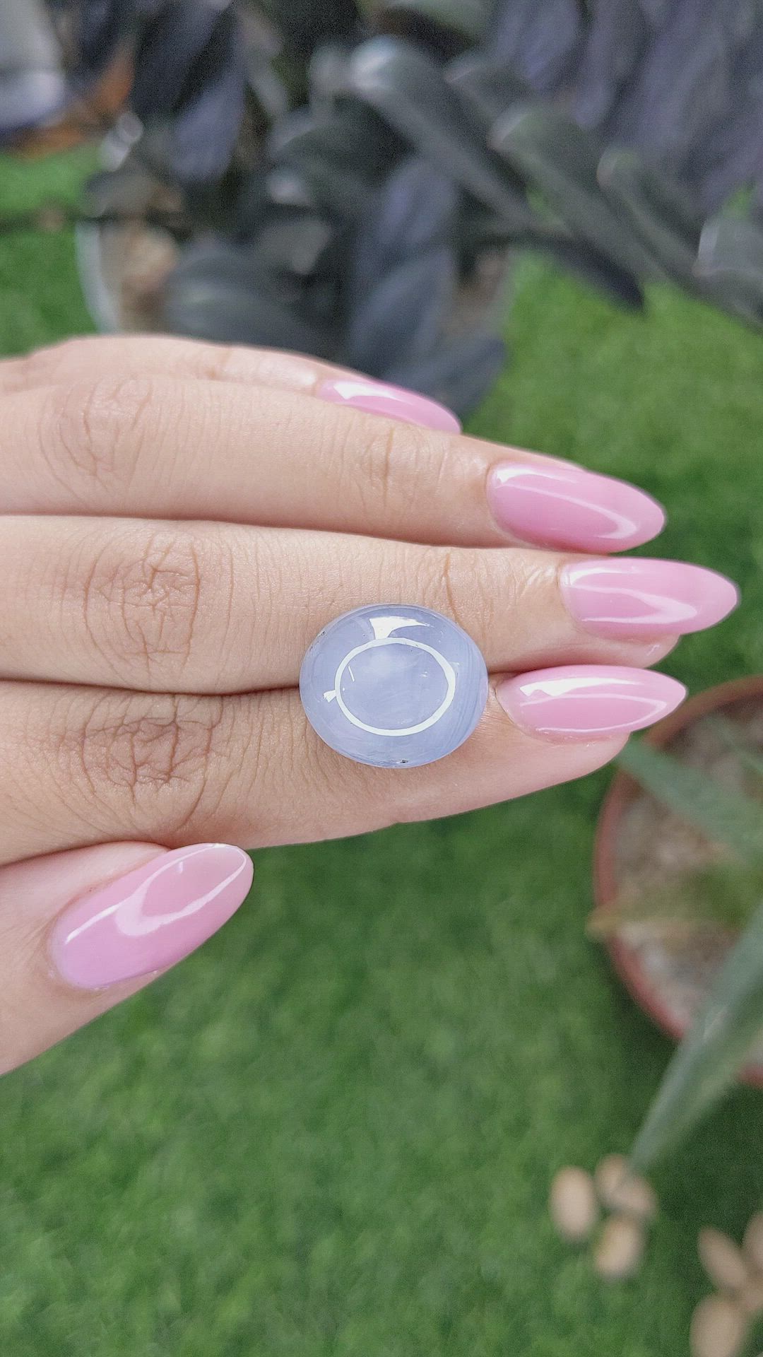 27.04 Ct. Blue Star Sapphire from Ceylon (Sri Lanka) Size Video