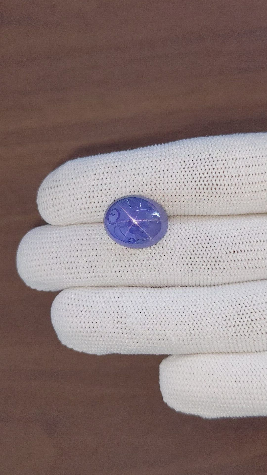 18.08 Ct. Blue Star Sapphire from Ceylon (Sri Lanka) Size Video