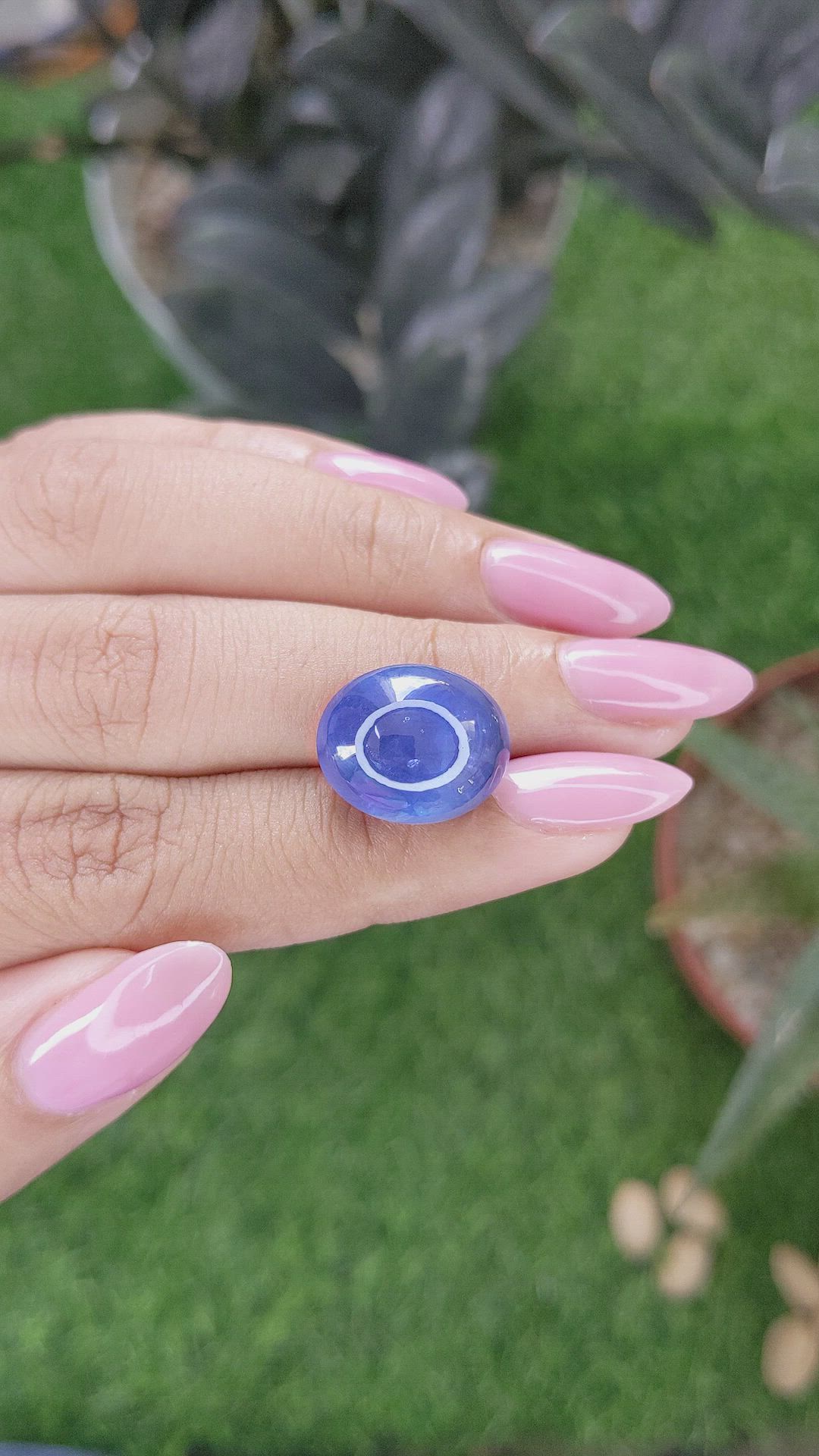18.08 Ct. Blue Star Sapphire from Ceylon (Sri Lanka) Size Video
