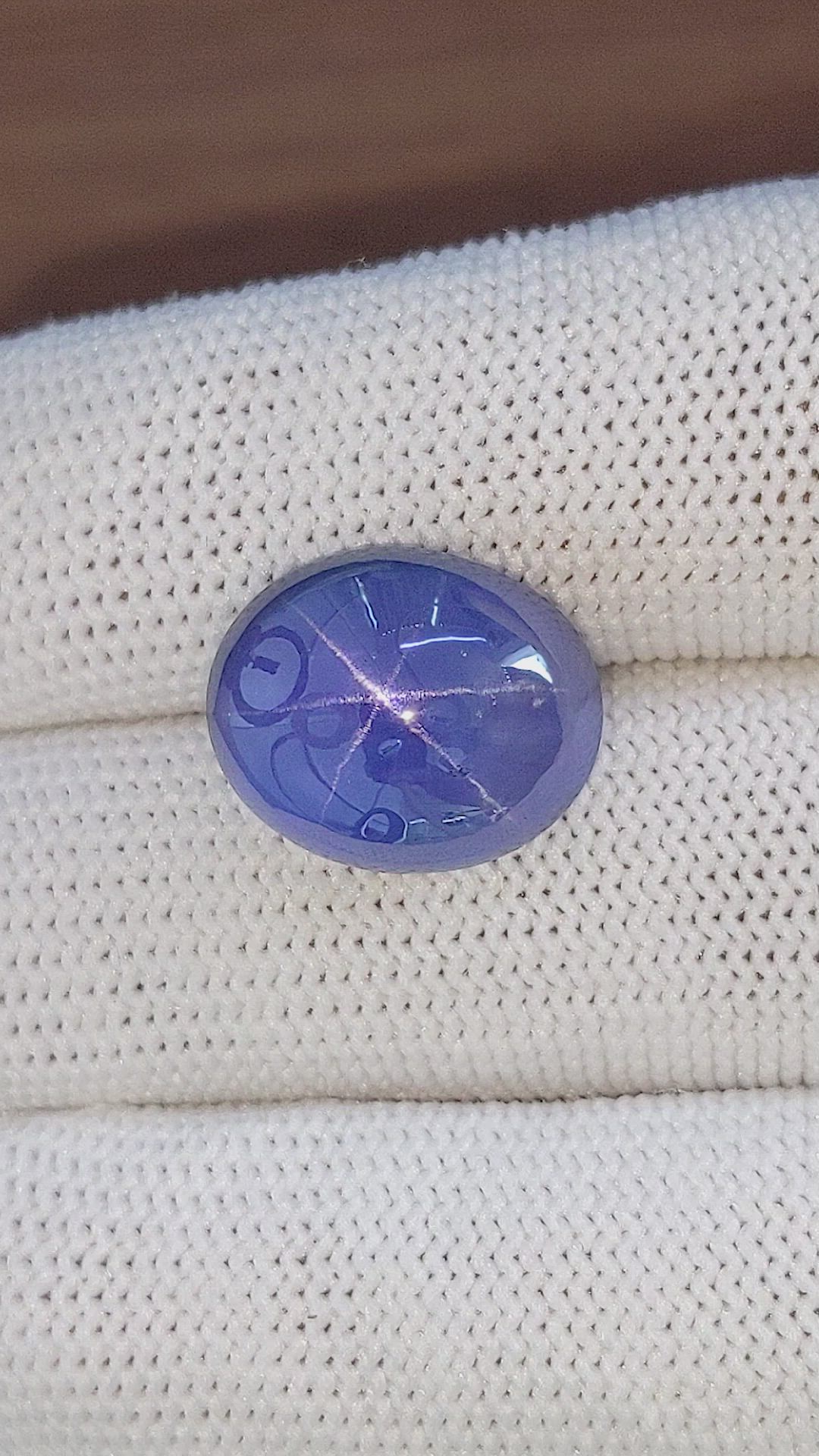 18.08 Ct. Blue Star Sapphire from Ceylon (Sri Lanka) Size Video