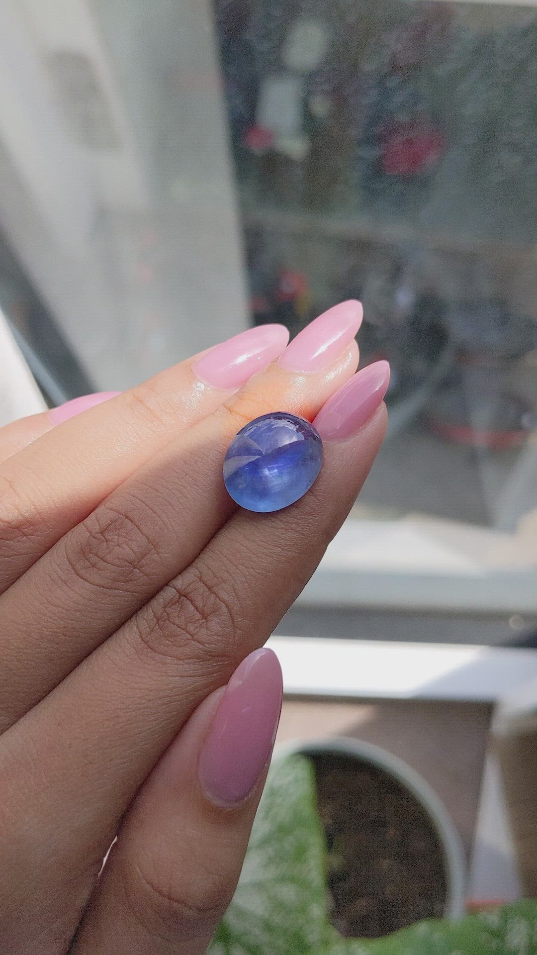 16.00 Ct. Blue Star Sapphire from Ceylon (Sri Lanka) Size Video