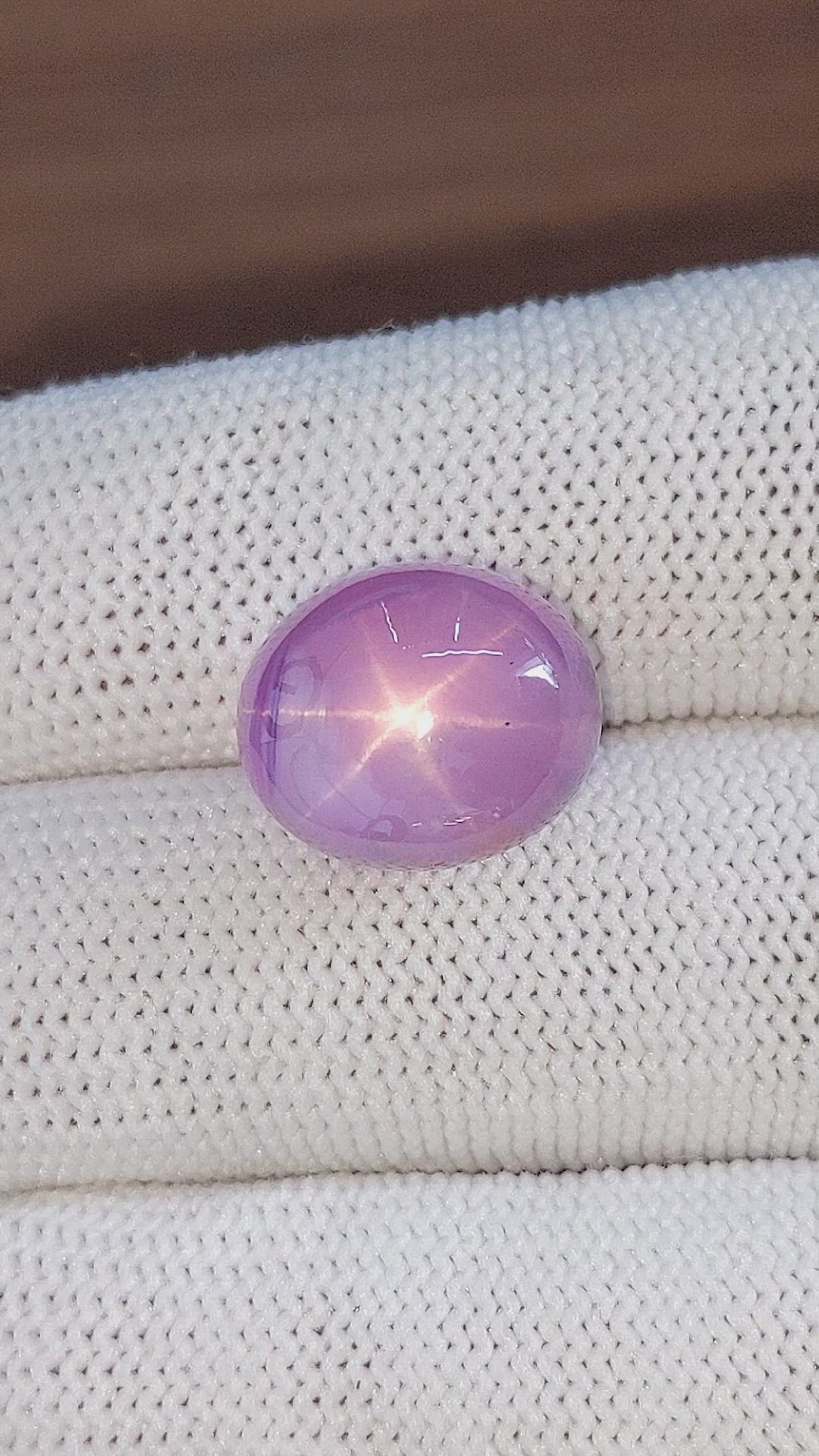 20.12 Ct. Pink Star Sapphire from Ceylon (Sri Lanka) Size Video