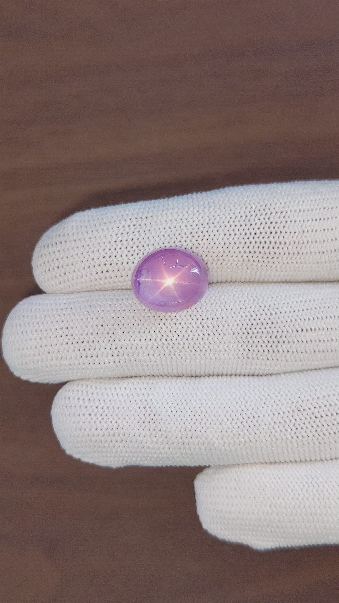 20.12 Ct. Pink Star Sapphire from Ceylon (Sri Lanka) Size Video