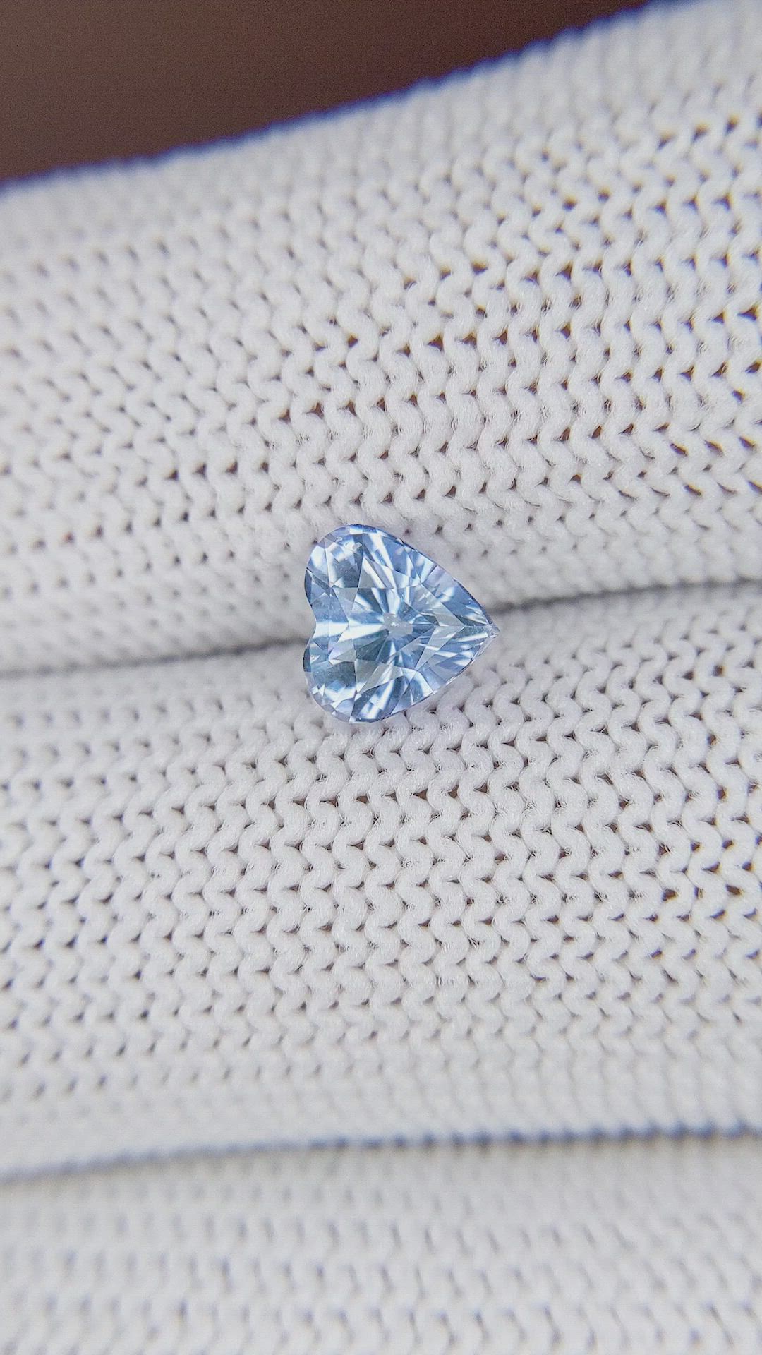 1.13 Ct. Blue Sapphire from Ceylon (Sri Lanka) Size Video