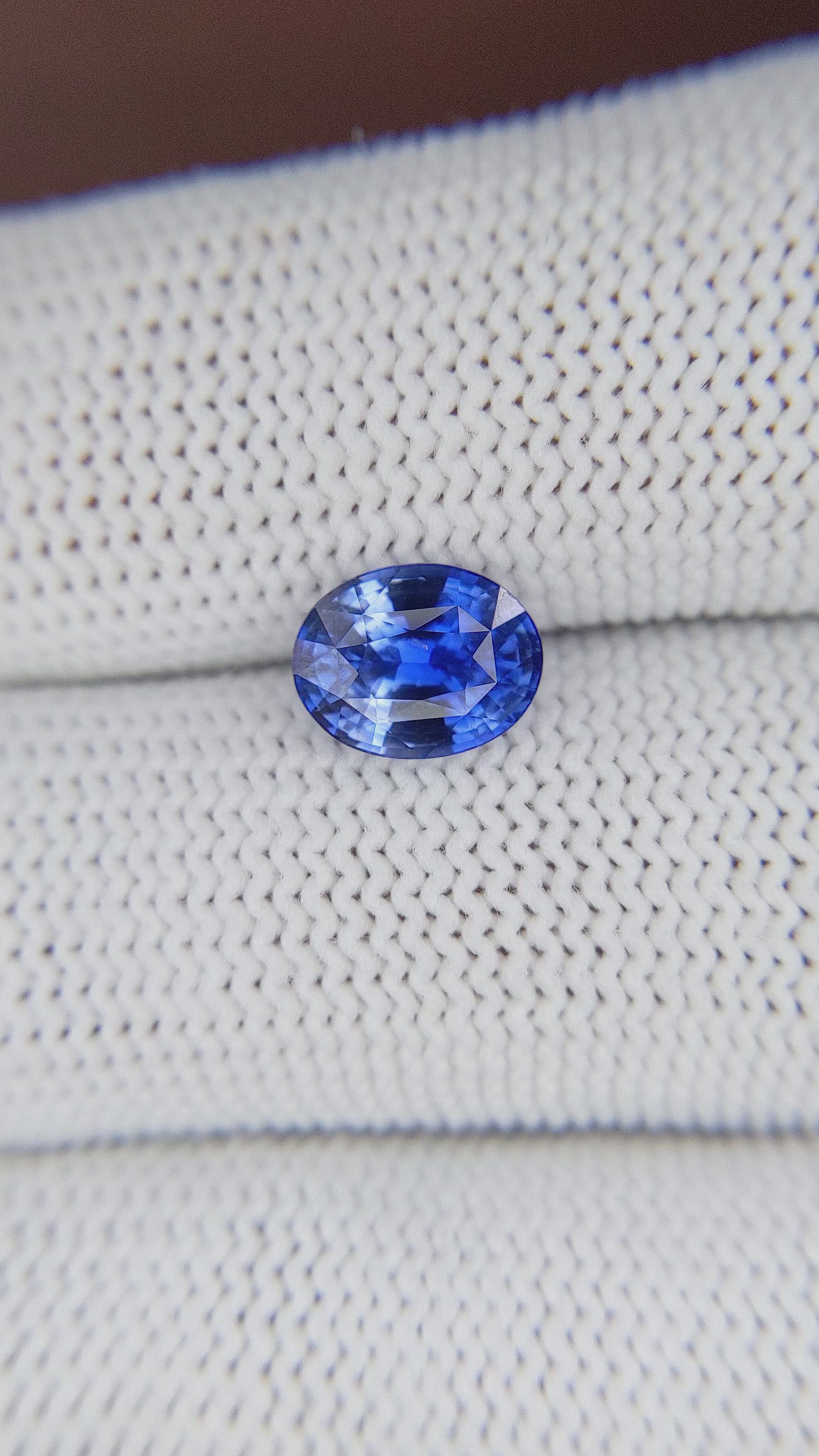 2.05 Ct. Blue Sapphire from Ceylon (Sri Lanka) Size Video