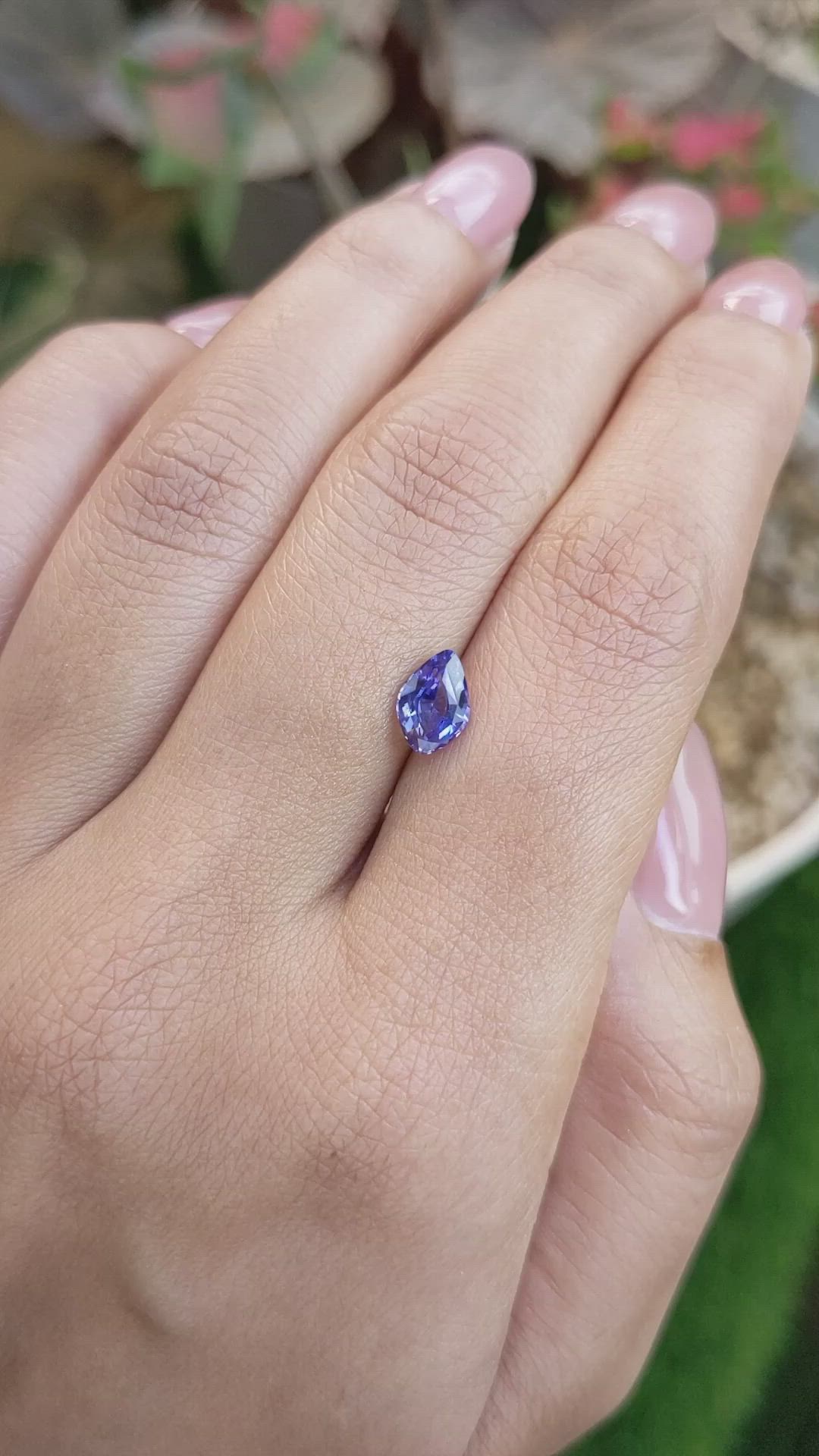 1.08 Ct. Color Change Sapphire from Ceylon (Sri Lanka) Size Video