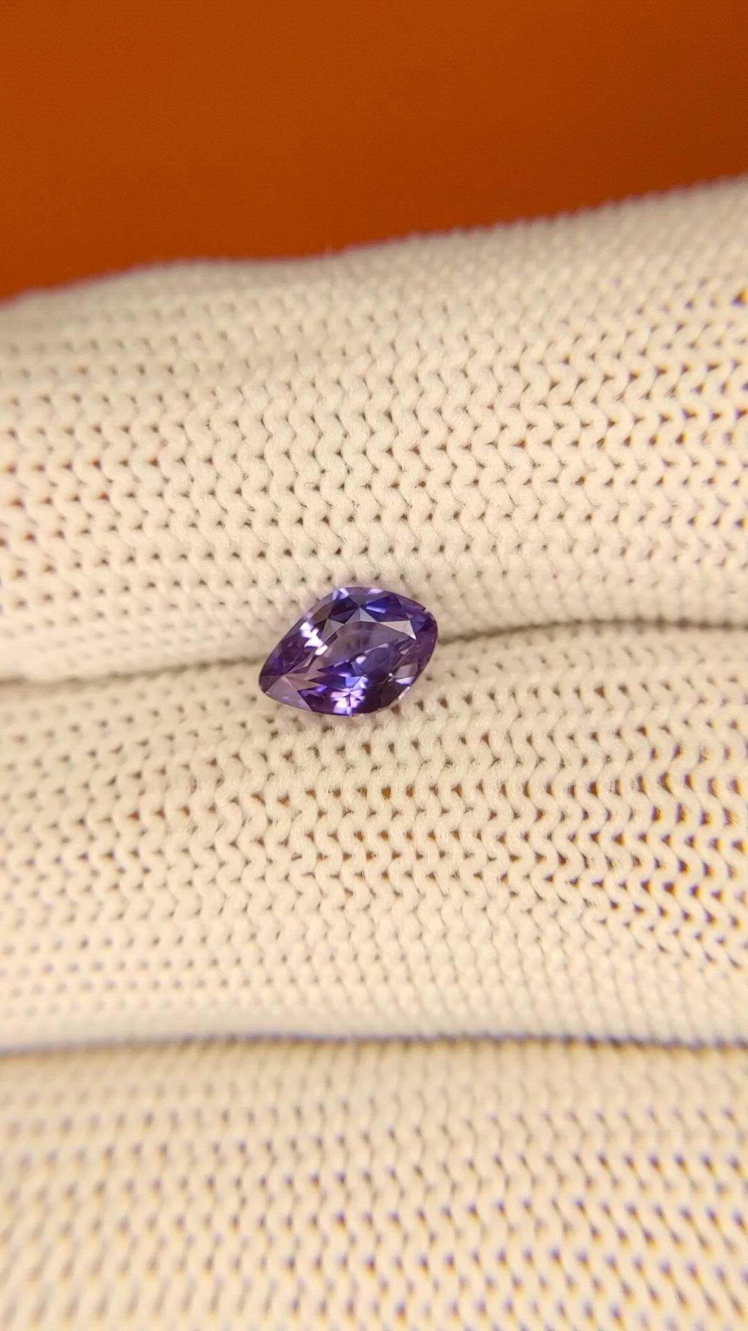 1.08 Ct. Color Change Sapphire from Ceylon (Sri Lanka) Size Video