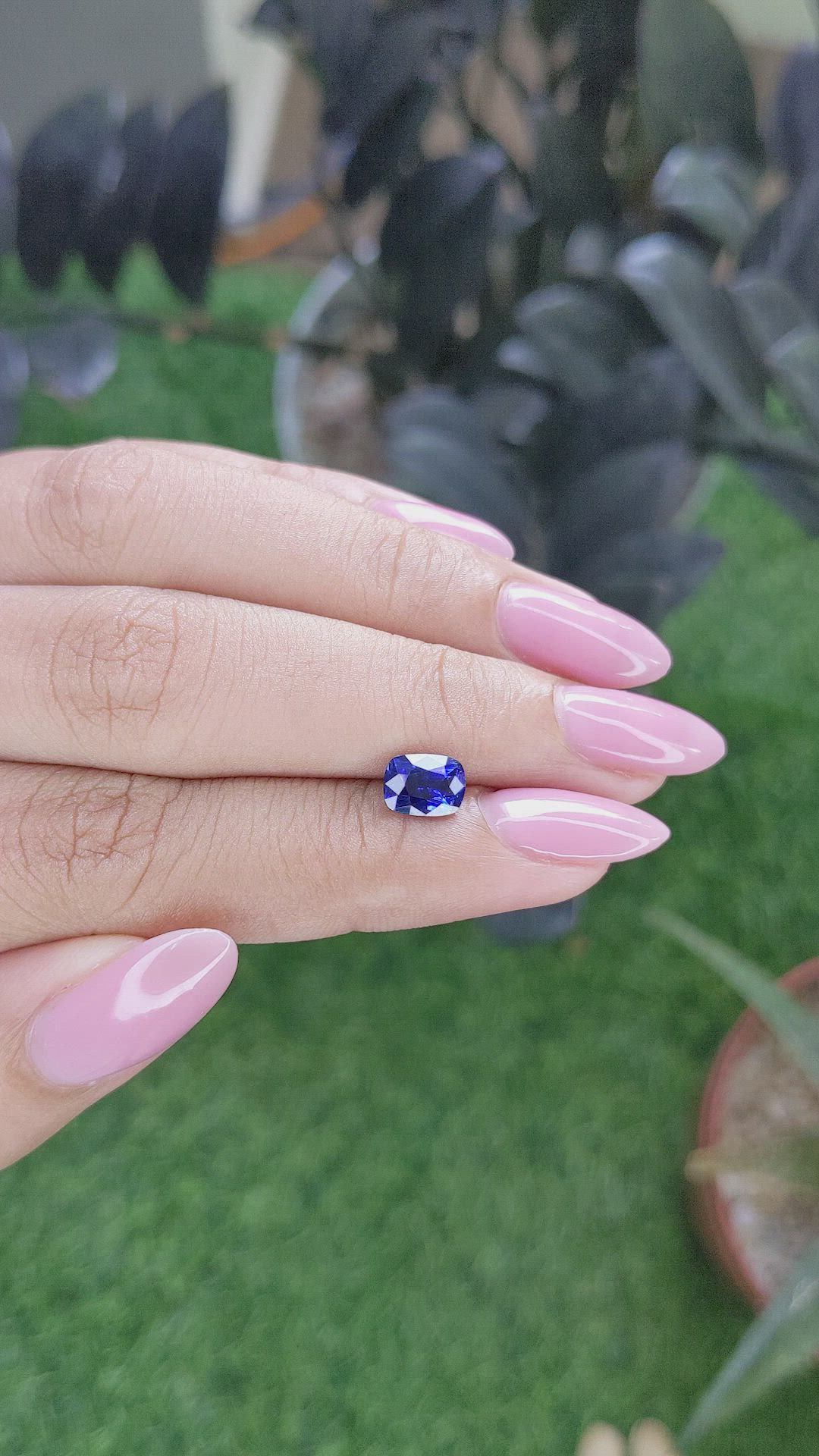 1.24 Ct. Blue Sapphire from Tanzania Size Video