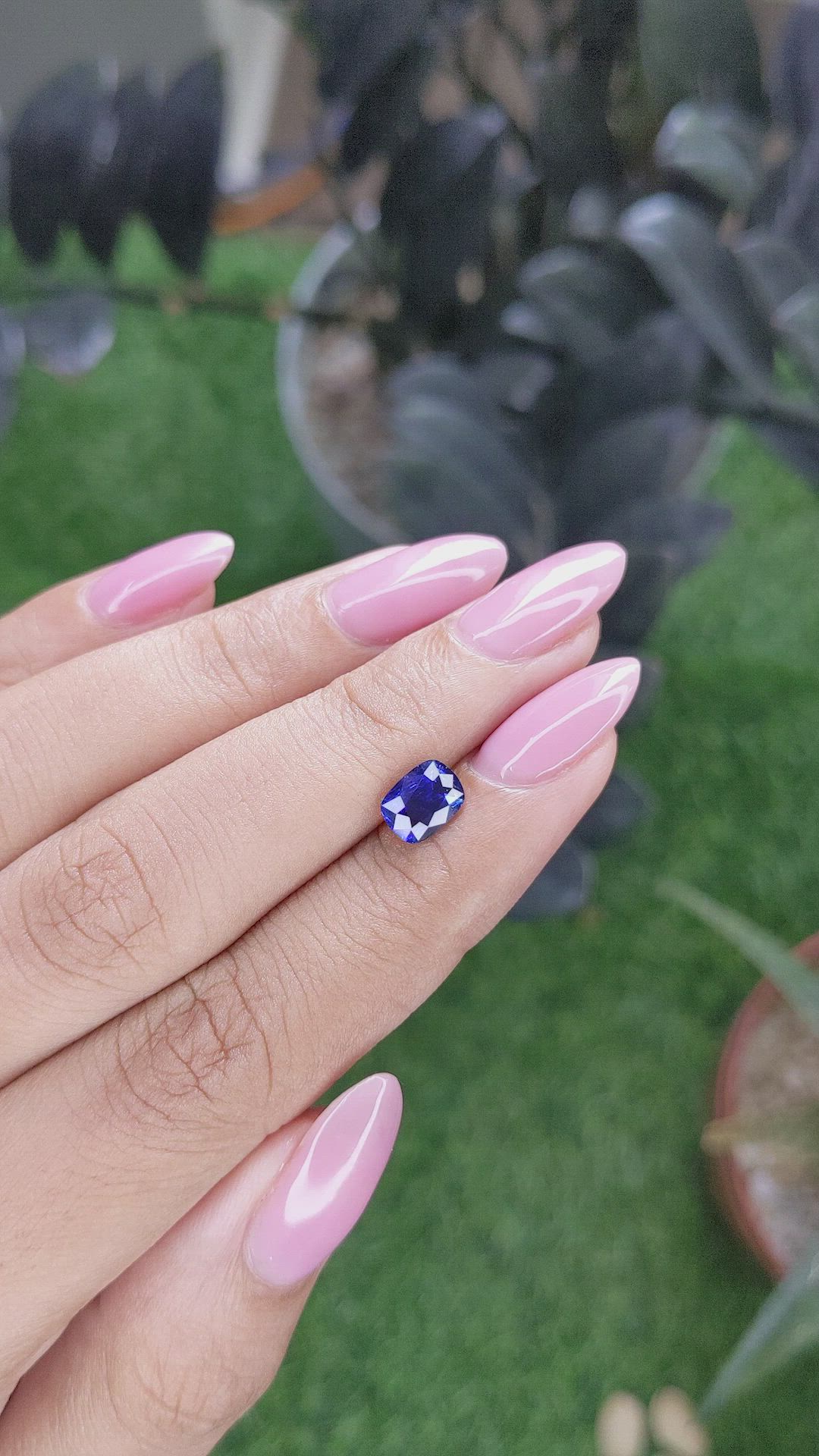 1.24 Ct. Blue Sapphire from Tanzania Size Video