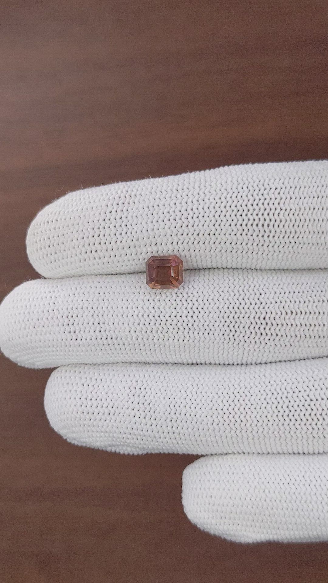 2.23 Ct. Pinkish Brown Sapphire from Tanzania Size Video