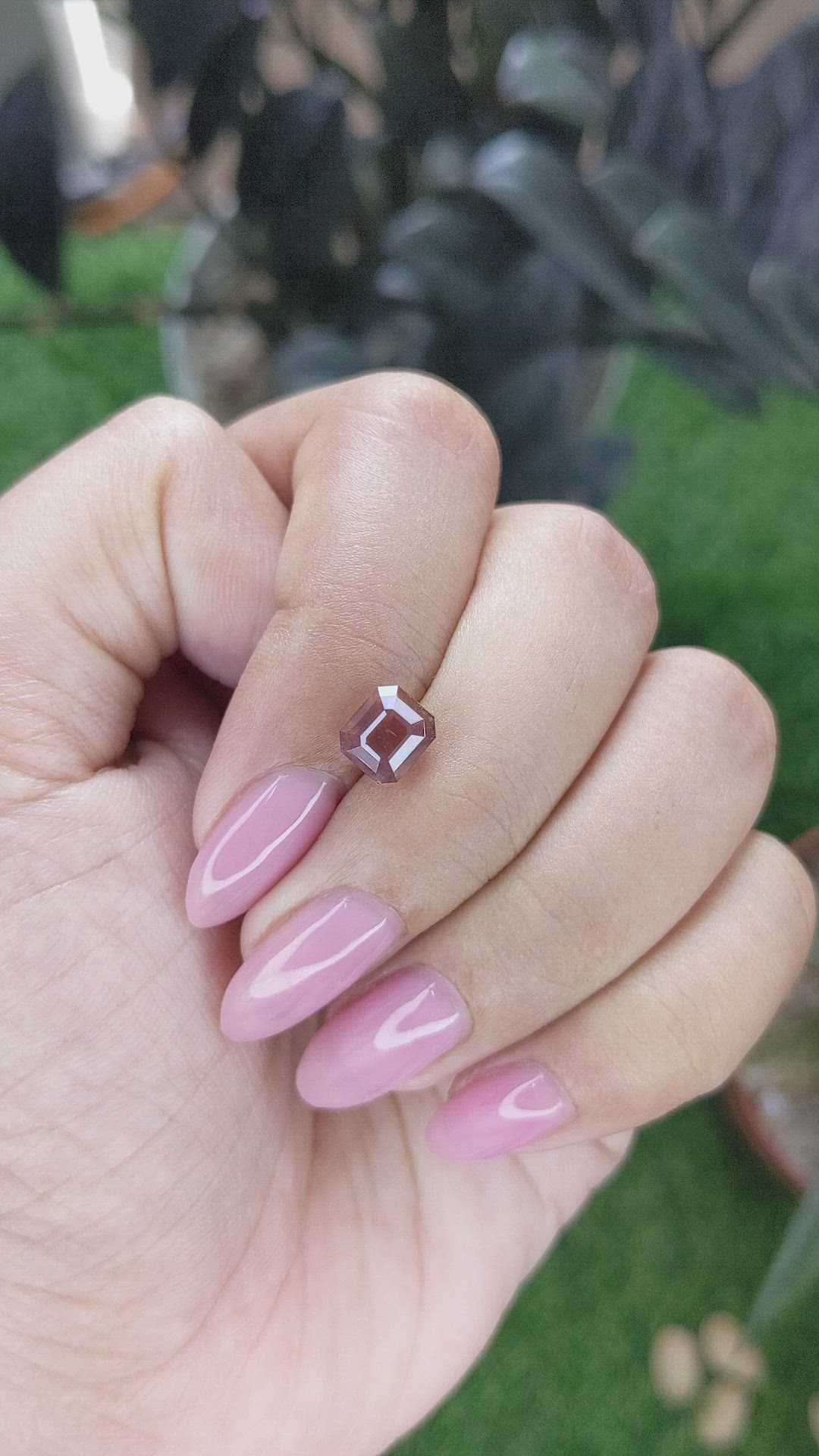 2.23 Ct. Pinkish Brown Sapphire from Tanzania Size Video