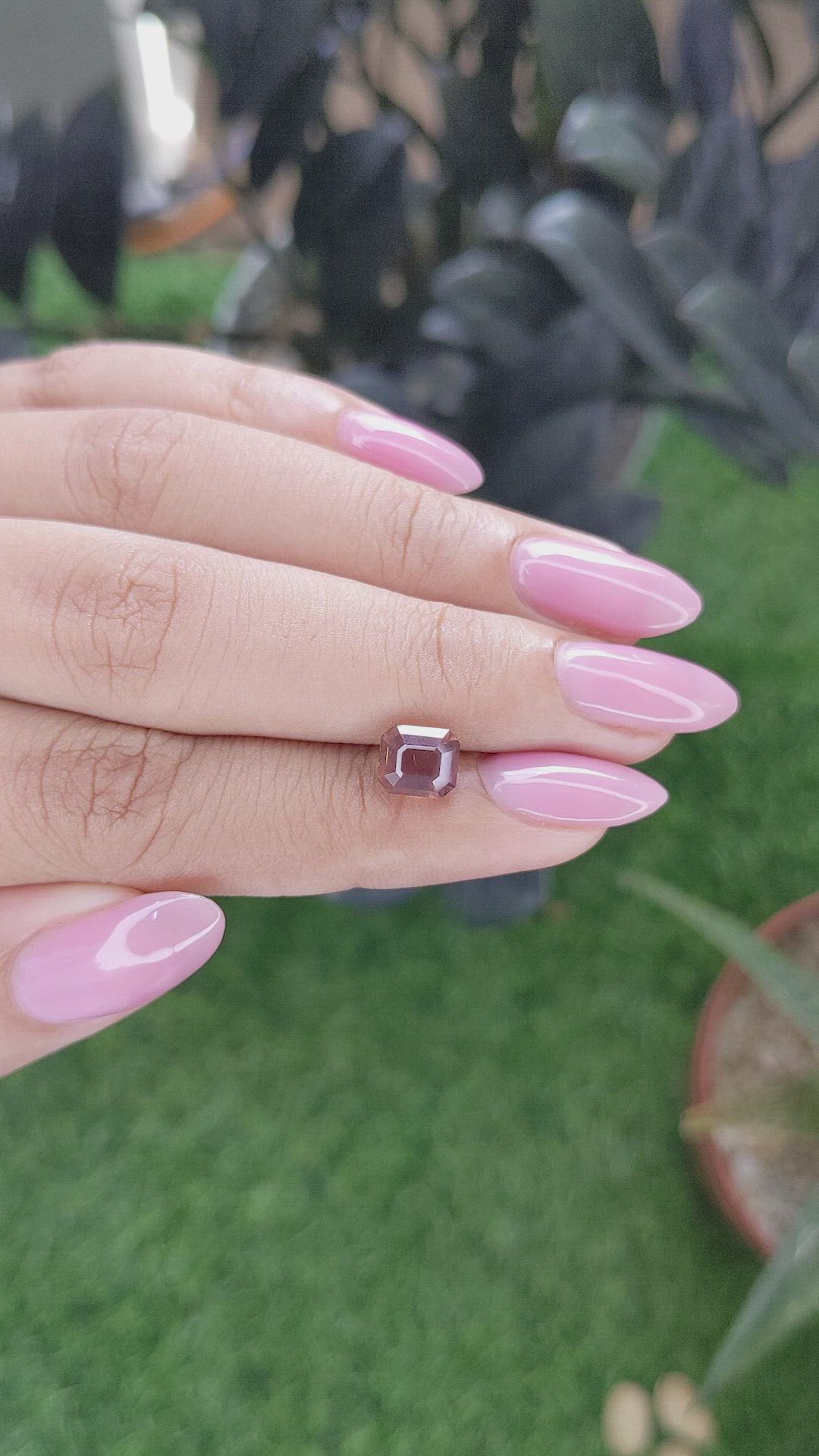 2.23 Ct. Pinkish Brown Sapphire from Tanzania Size Video