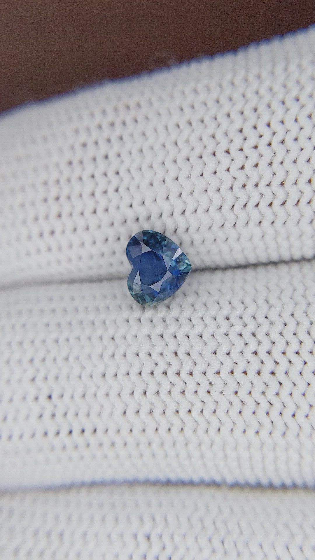 1.14 Ct. Greenish Blue Sapphire from Tanzania Size Video