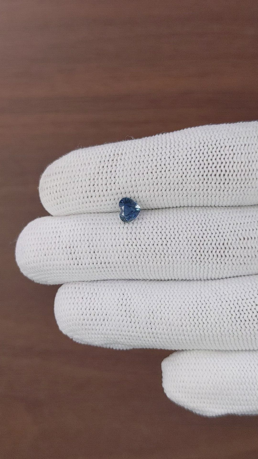 1.14 Ct. Greenish Blue Sapphire from Tanzania Size Video