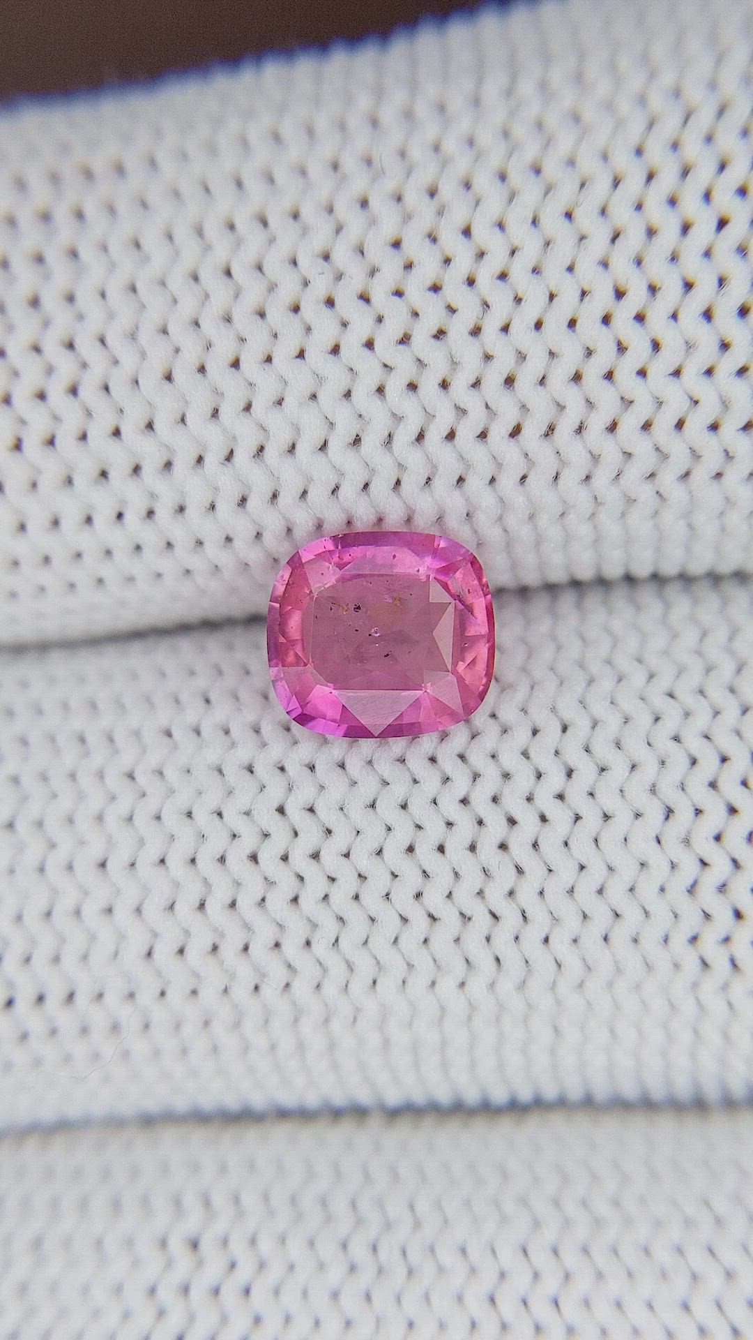1.61 Ct. Pink Sapphire from Tanzania Size Video